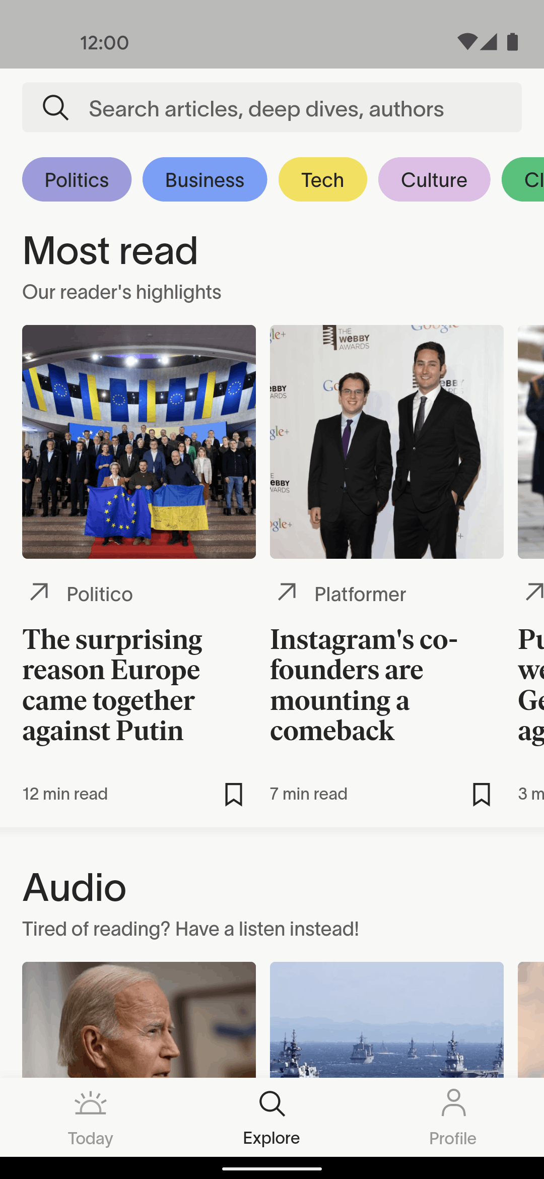 informed News Android News interface screenshot 18