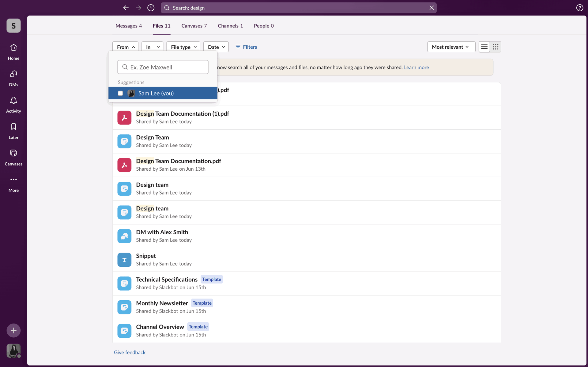 Slack Web UI screenshot 21