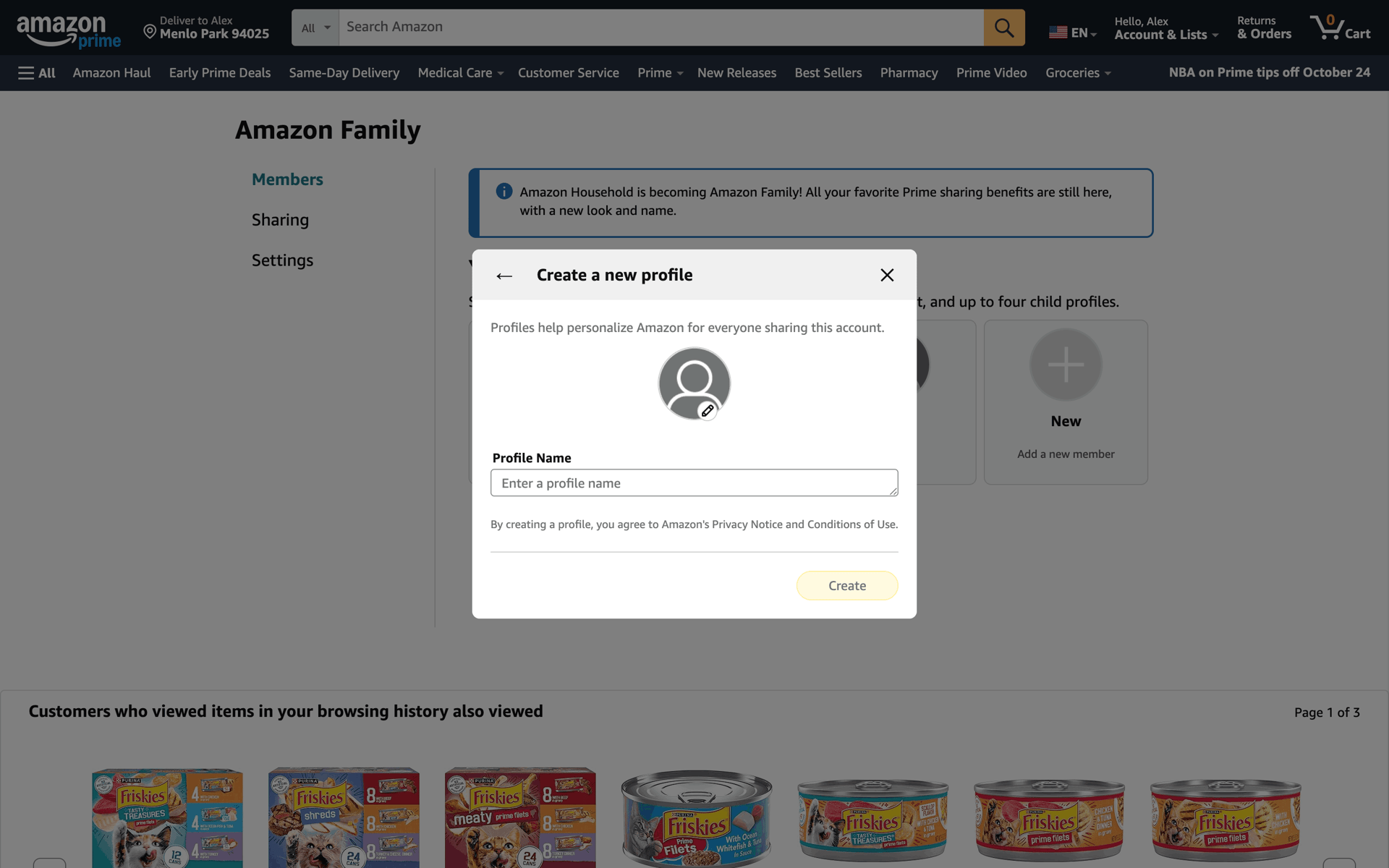 Amazon Web UI screenshot 11