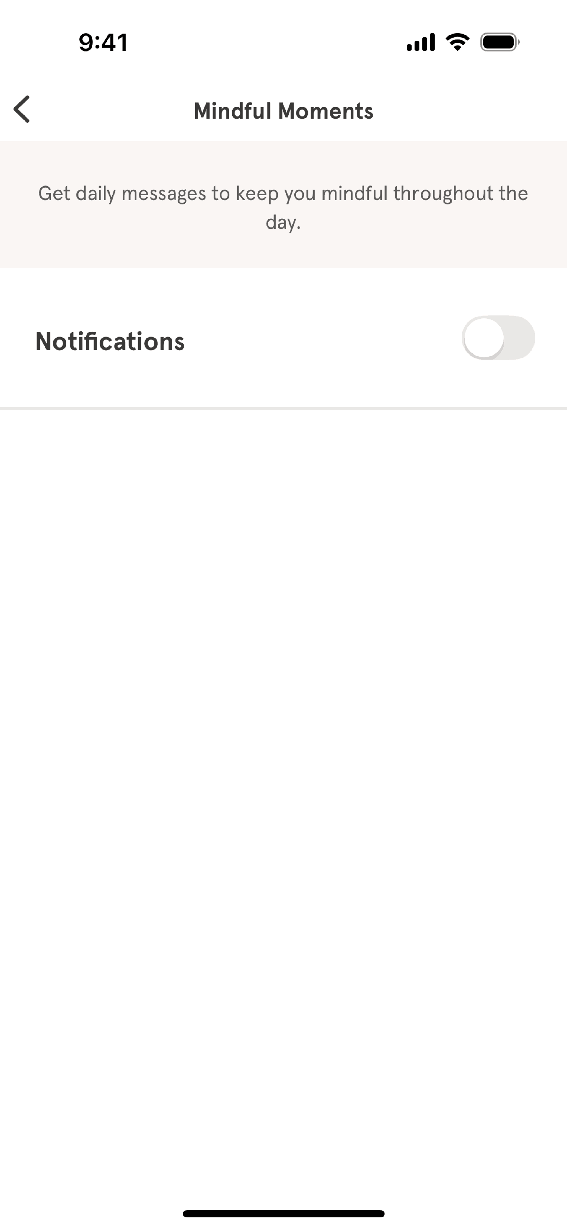 Headspace iOS UI screenshot 7
