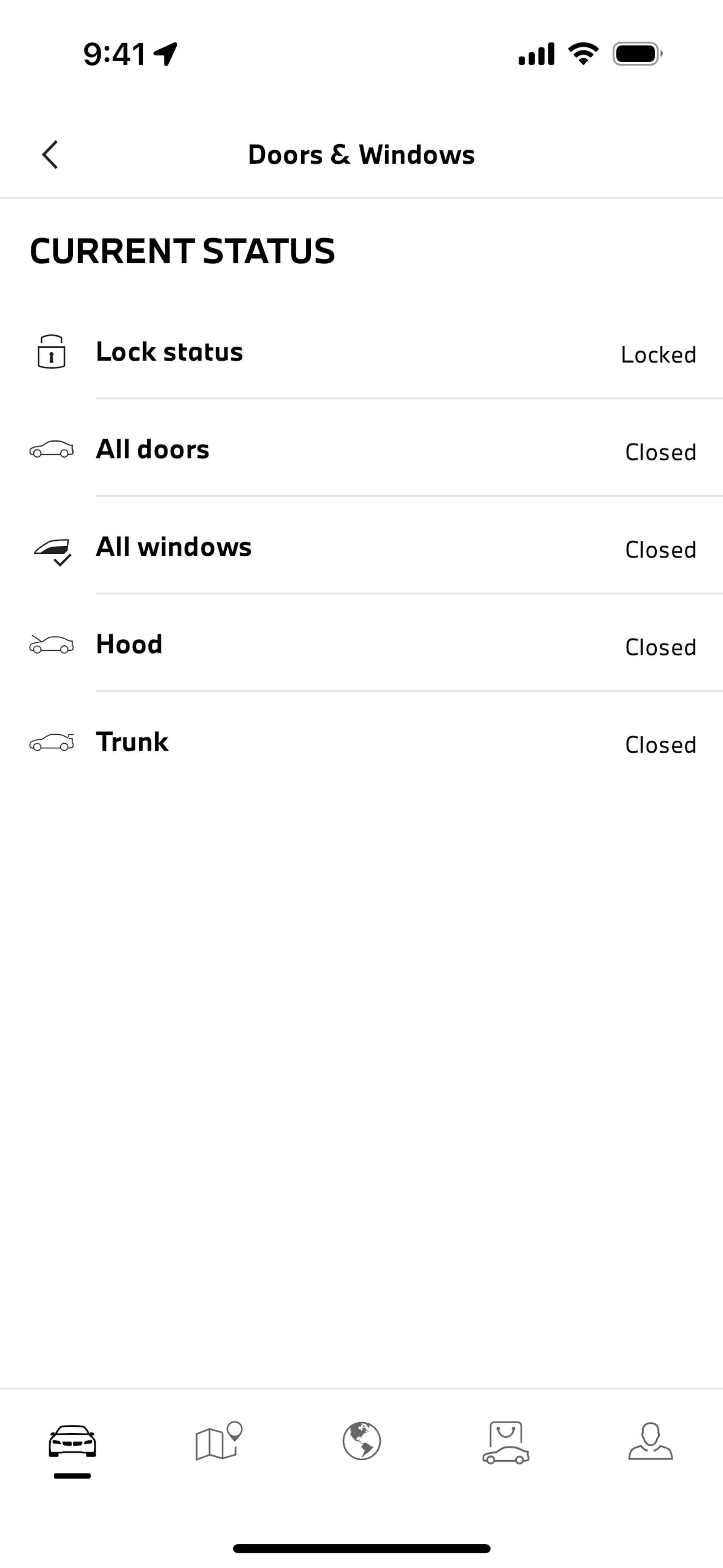 My BMW iOS UI screenshot 17