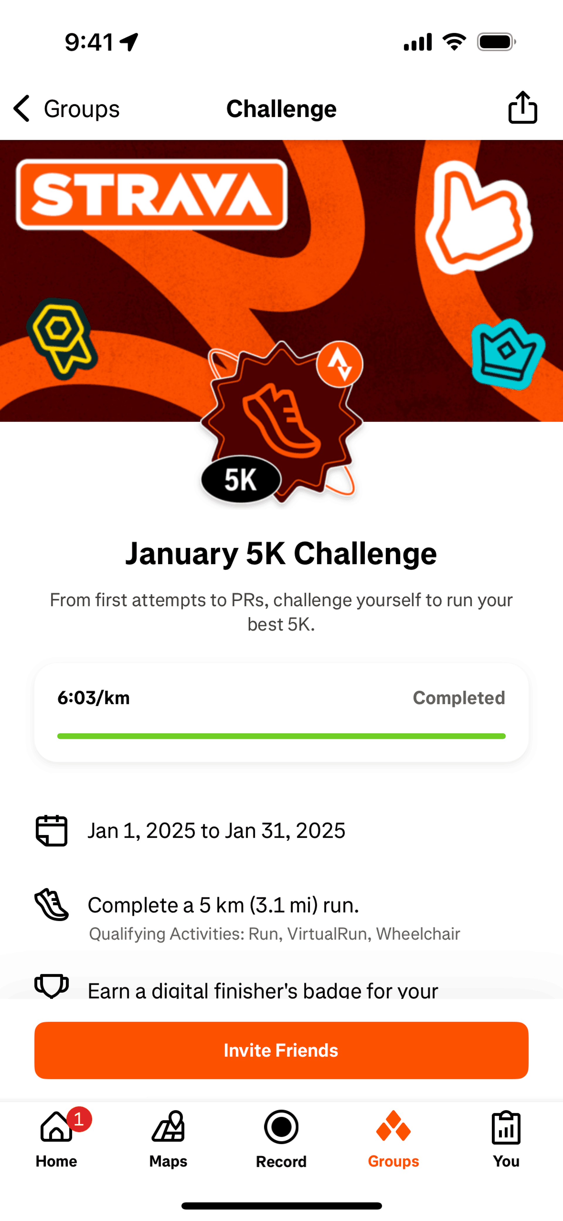 Strava iOS UI screenshot 9