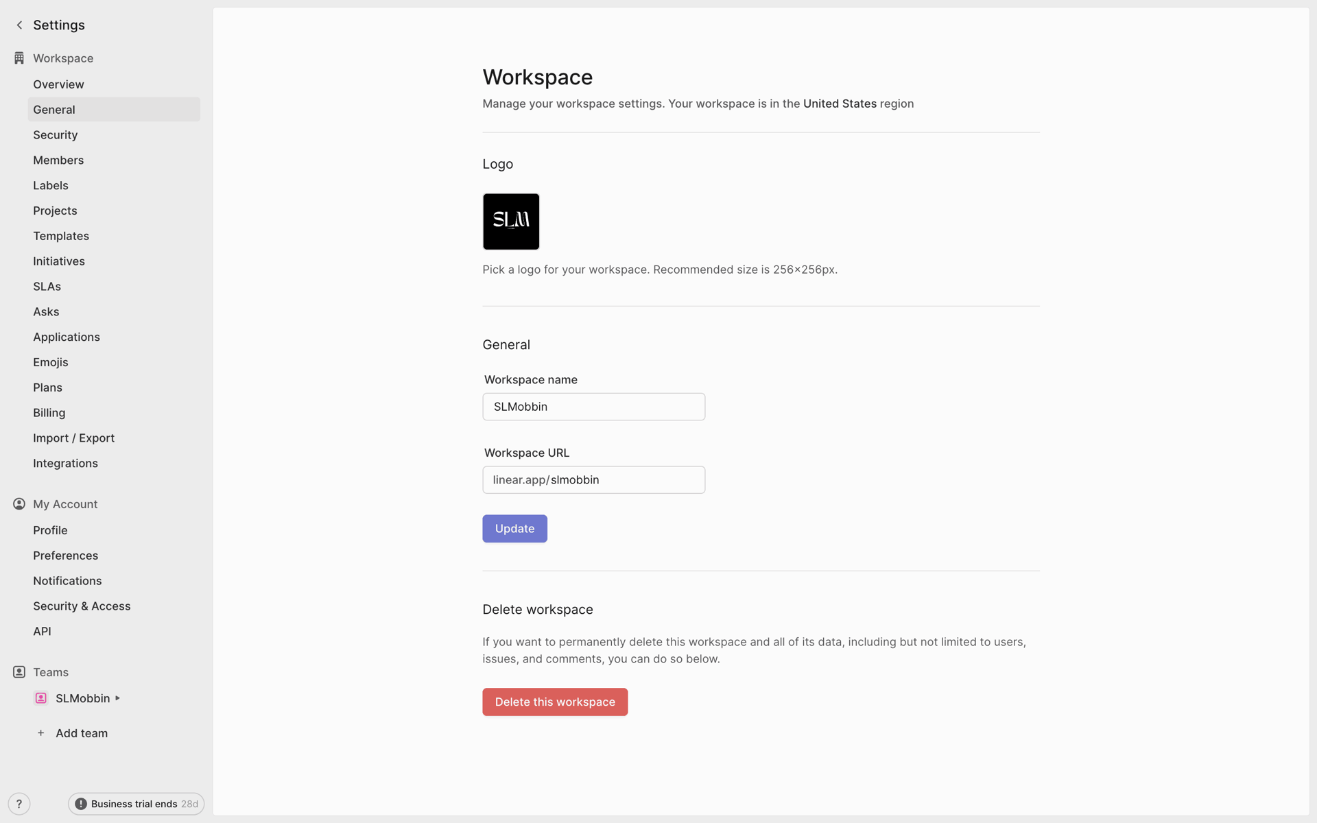 Linear Web UI screenshot 12
