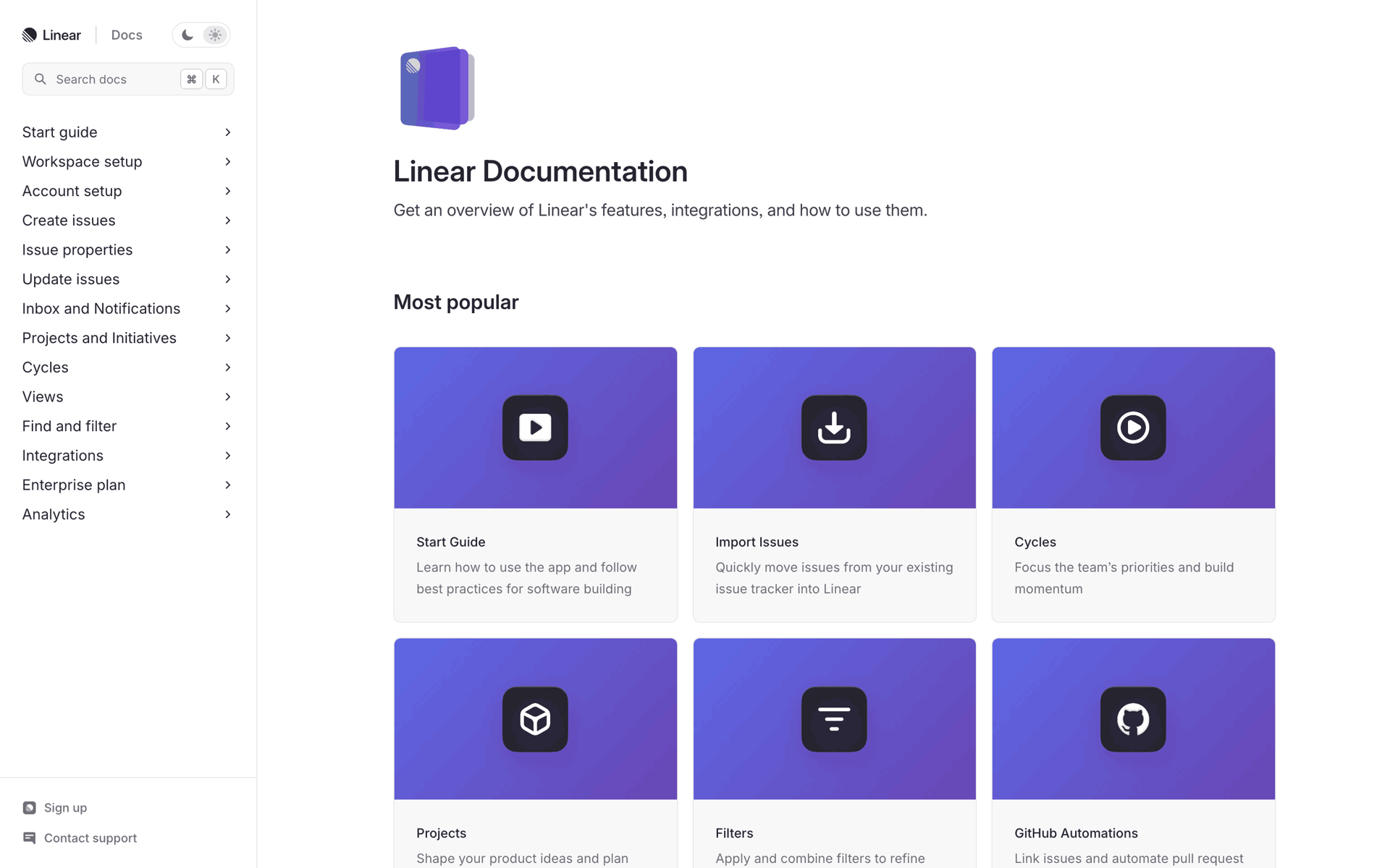 Linear Web UI screenshot 15