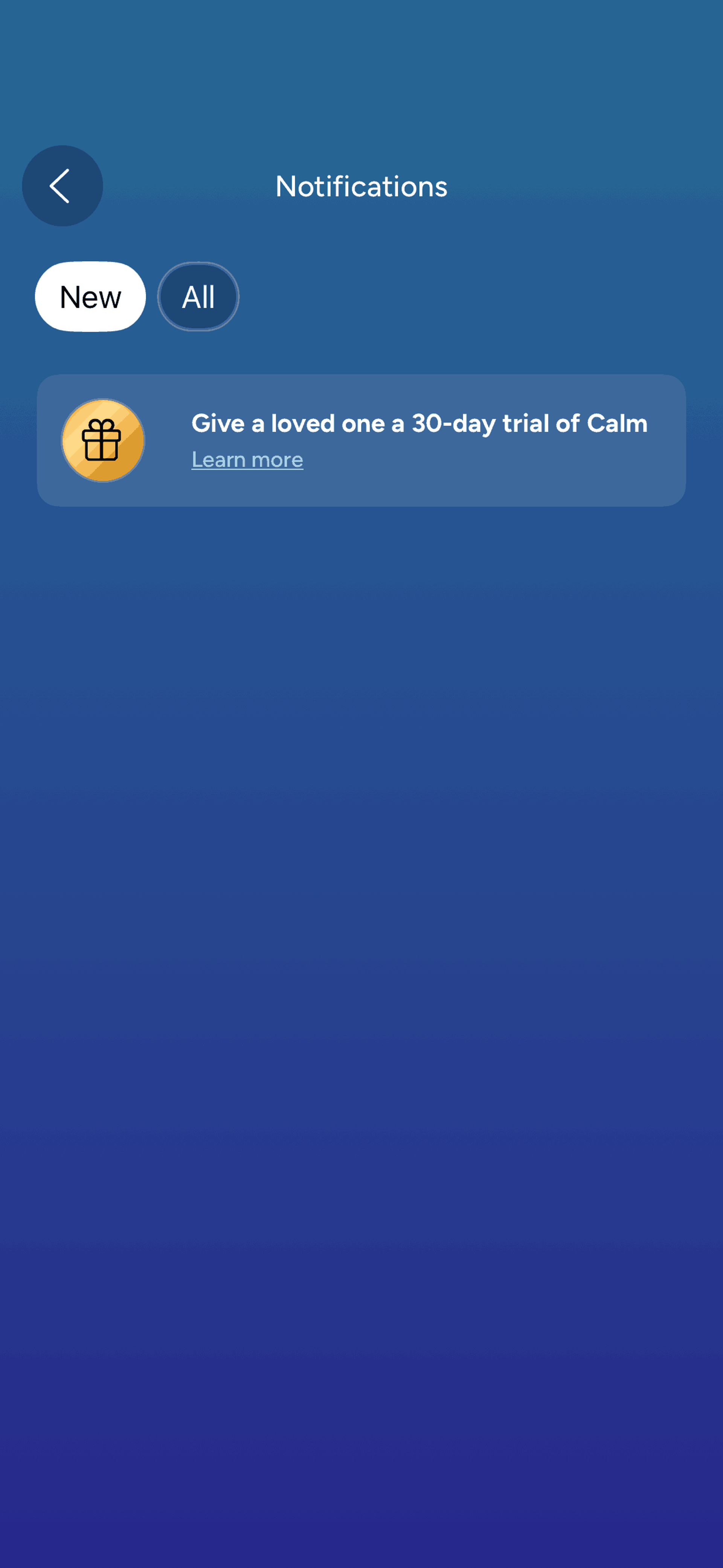 Calm iOS UI screenshot 11