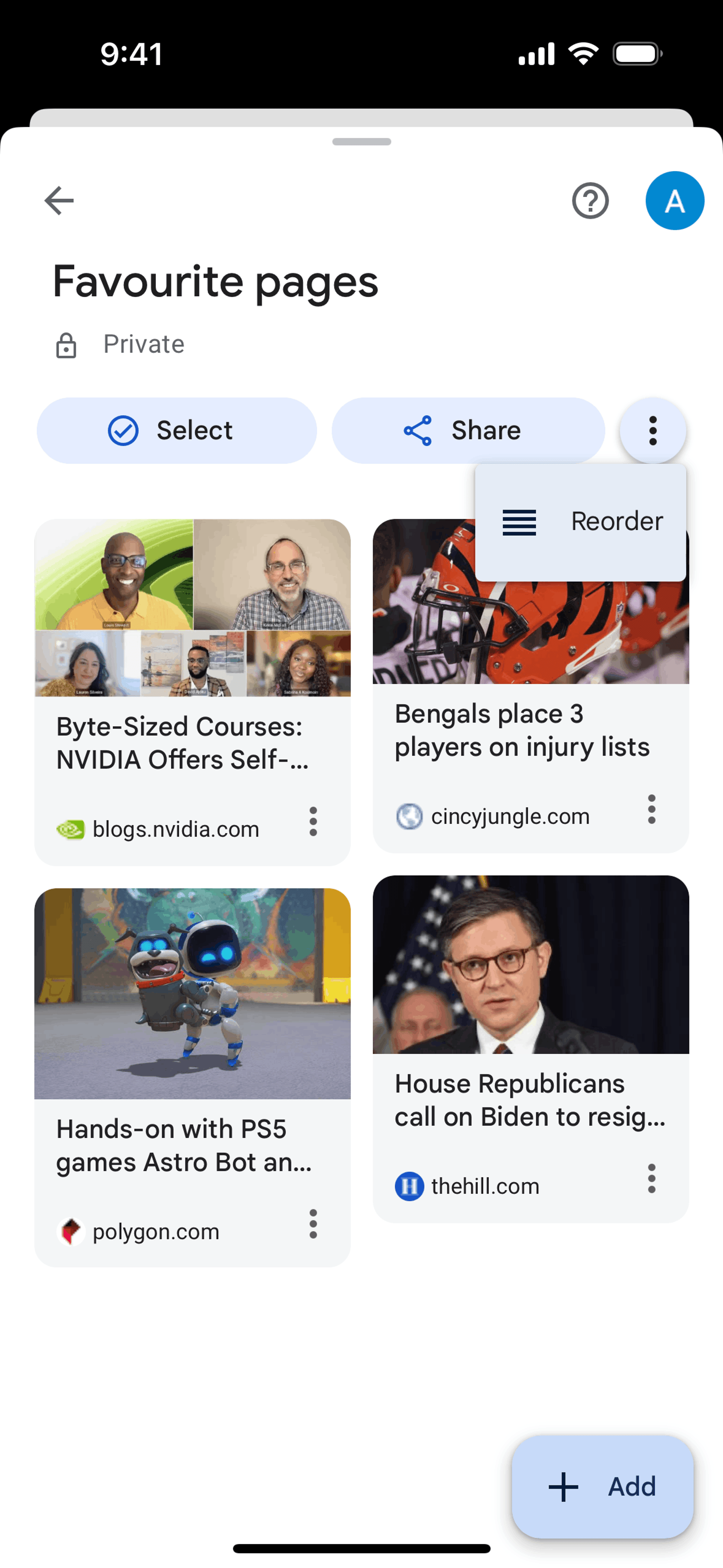 Google iOS UI screenshot 21