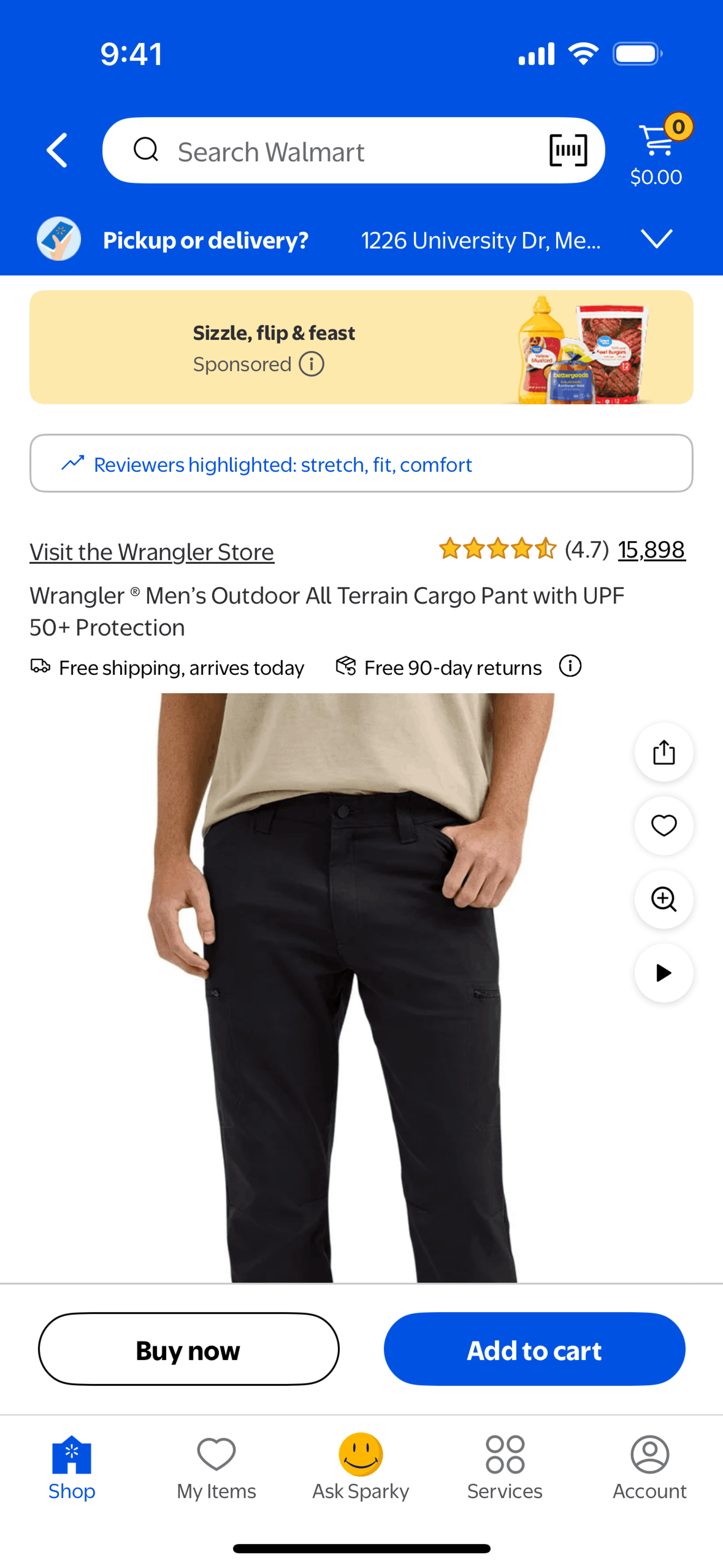 Walmart iOS UI screenshot 24
