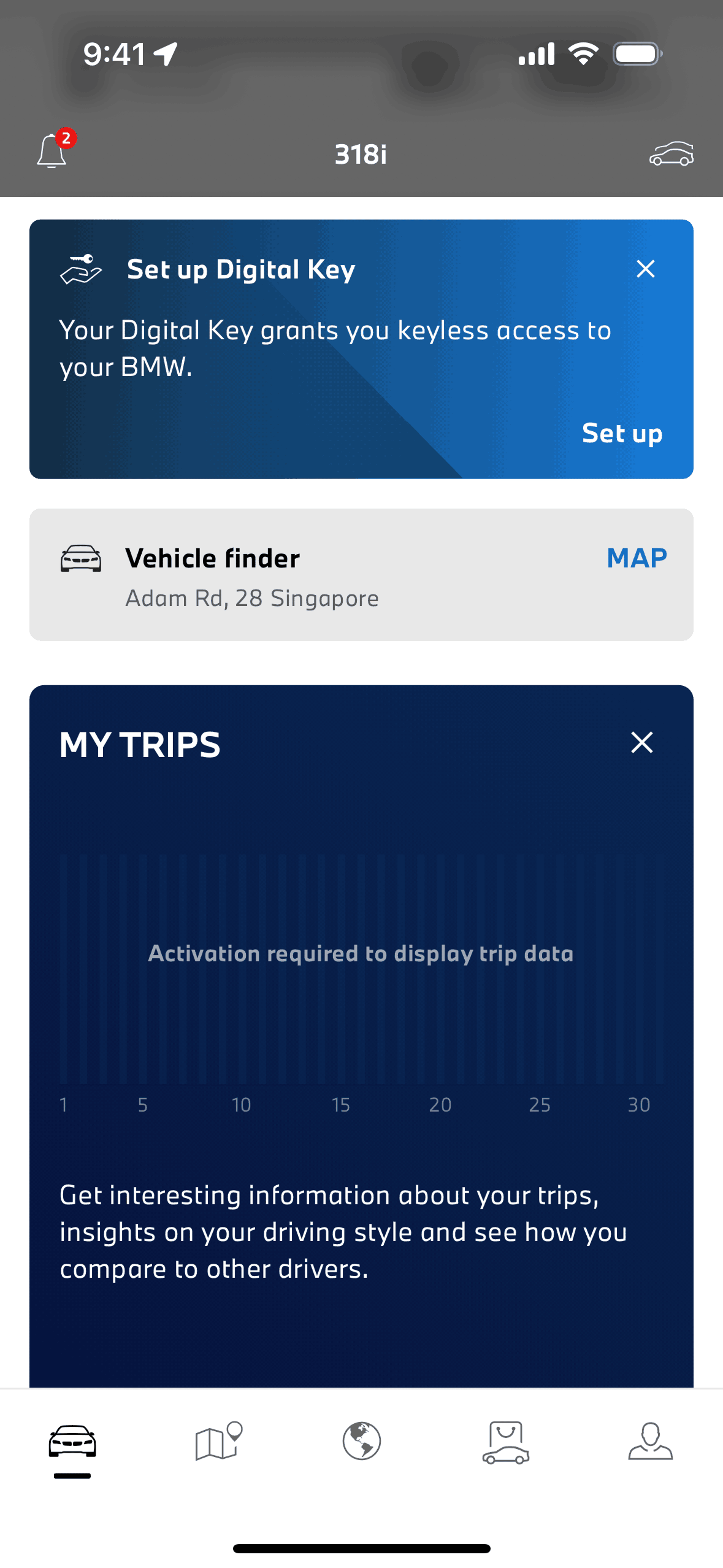My BMW iOS UI screenshot 24