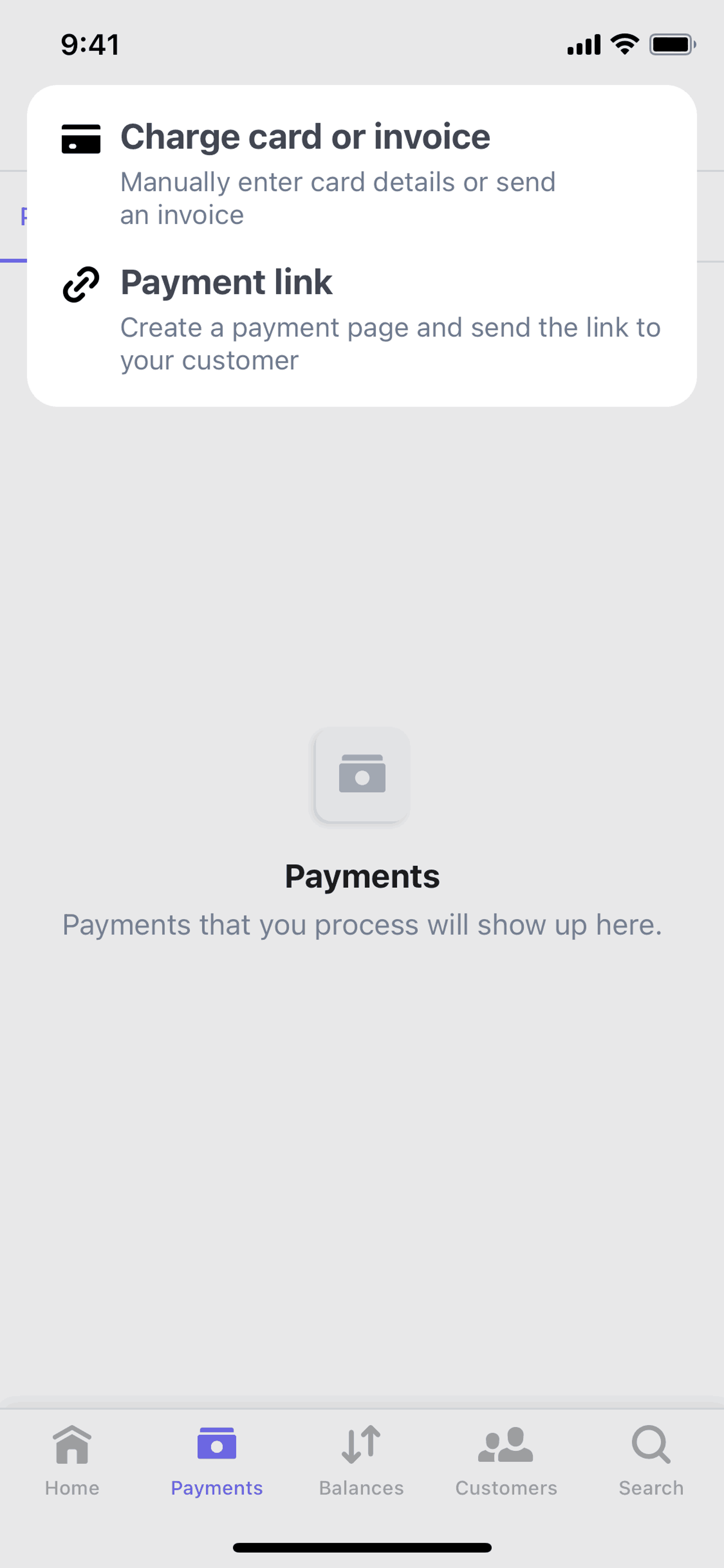Stripe Dashboard iOS UI screenshot 23