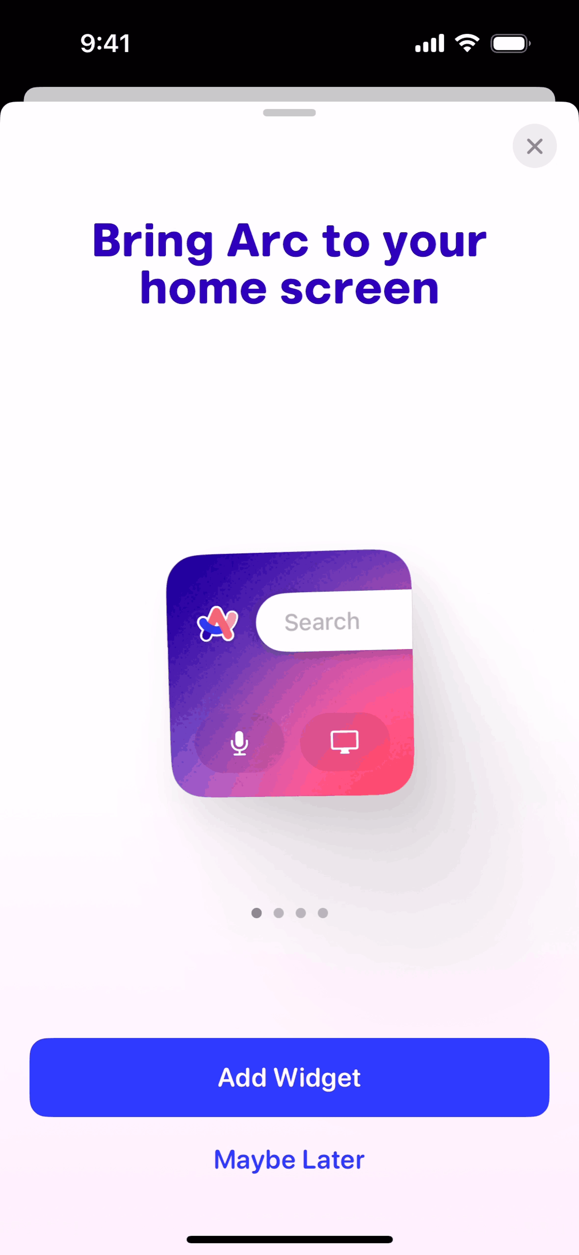 Arc Search iOS UI screenshot 7