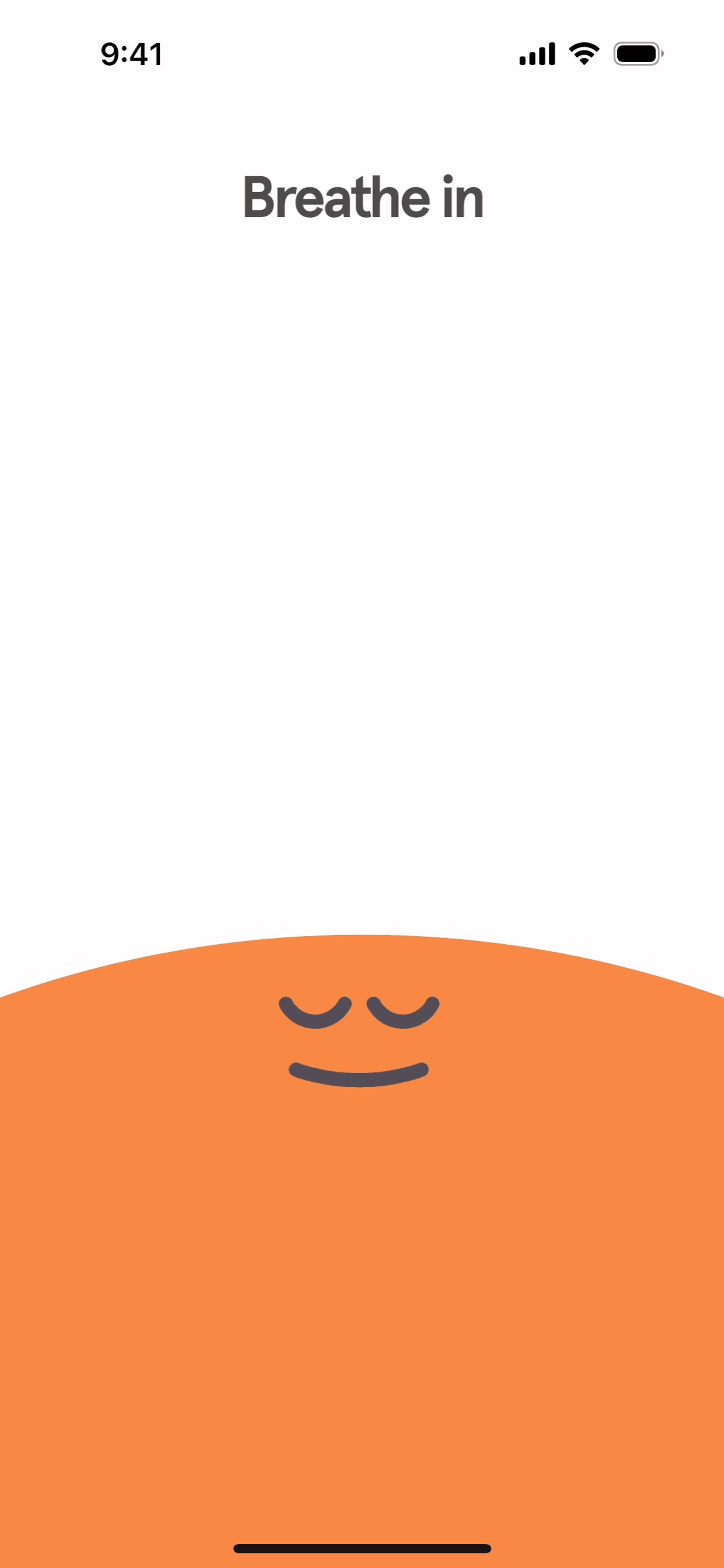 Headspace iOS UI screenshot 1