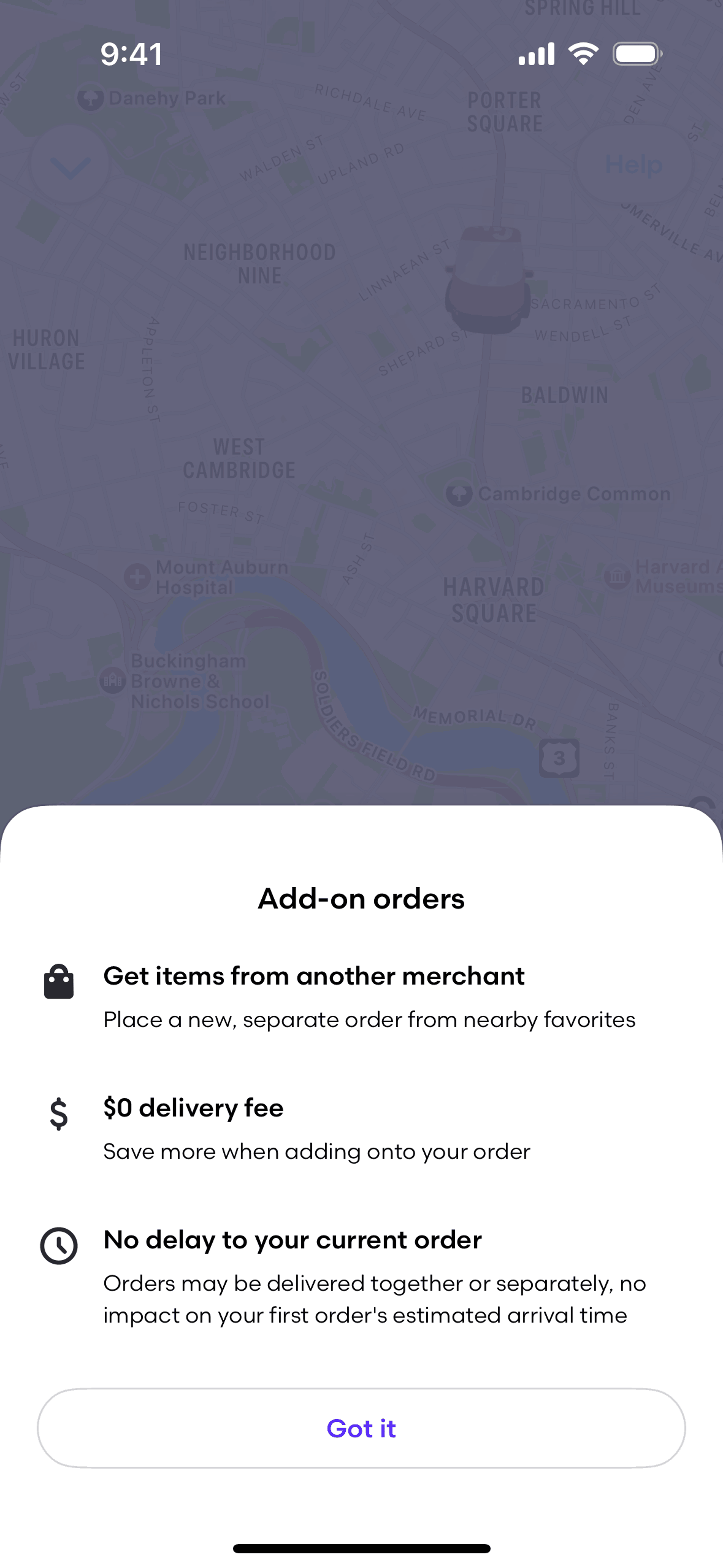 Grubhub iOS UI screenshot 16