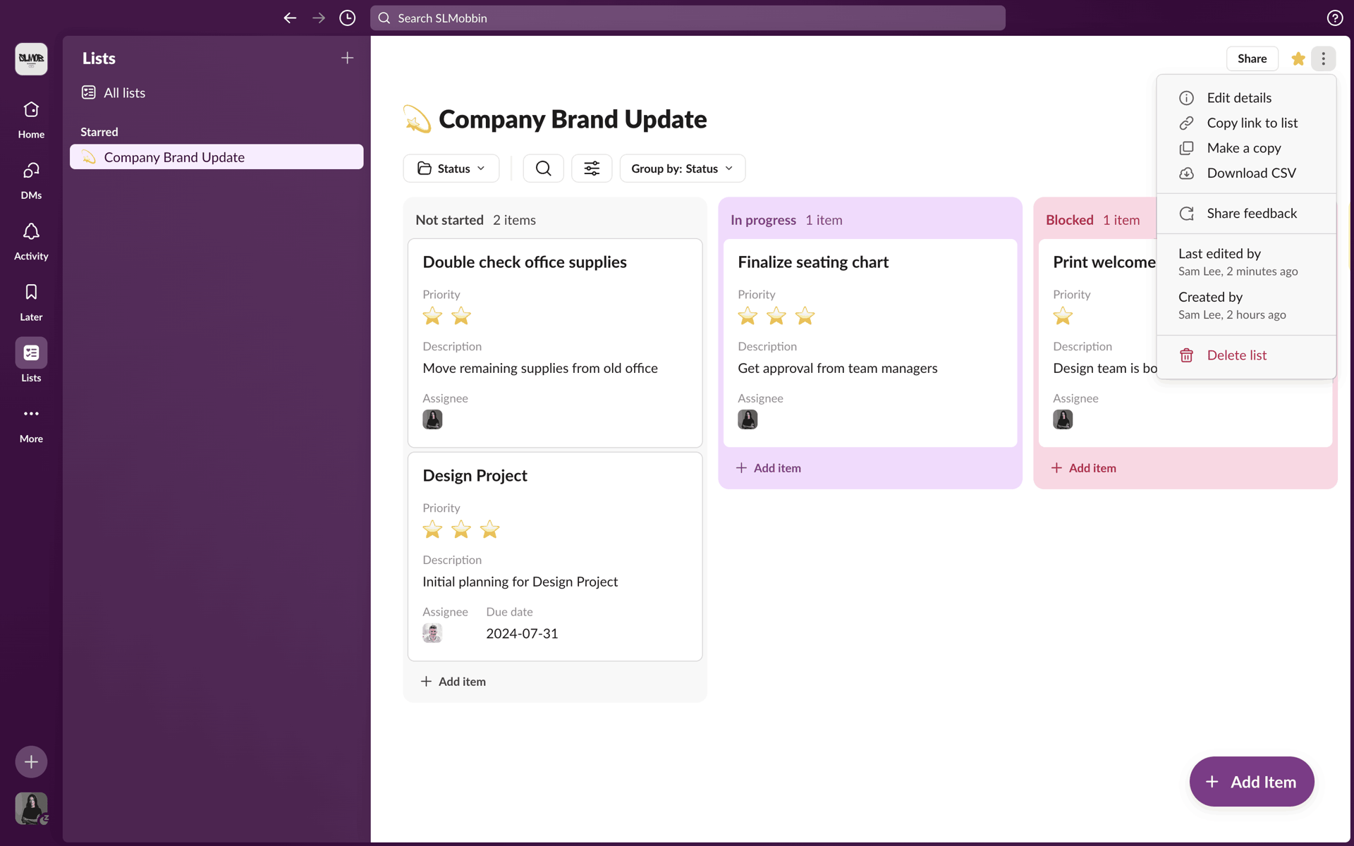 Slack Web UI screenshot 13