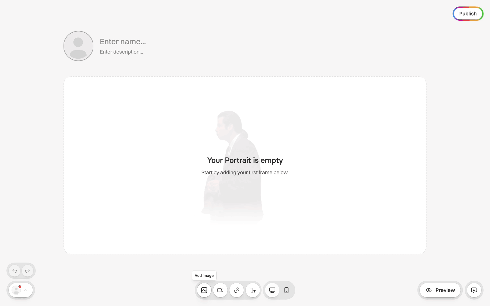 Portrait Web UI screenshot 16
