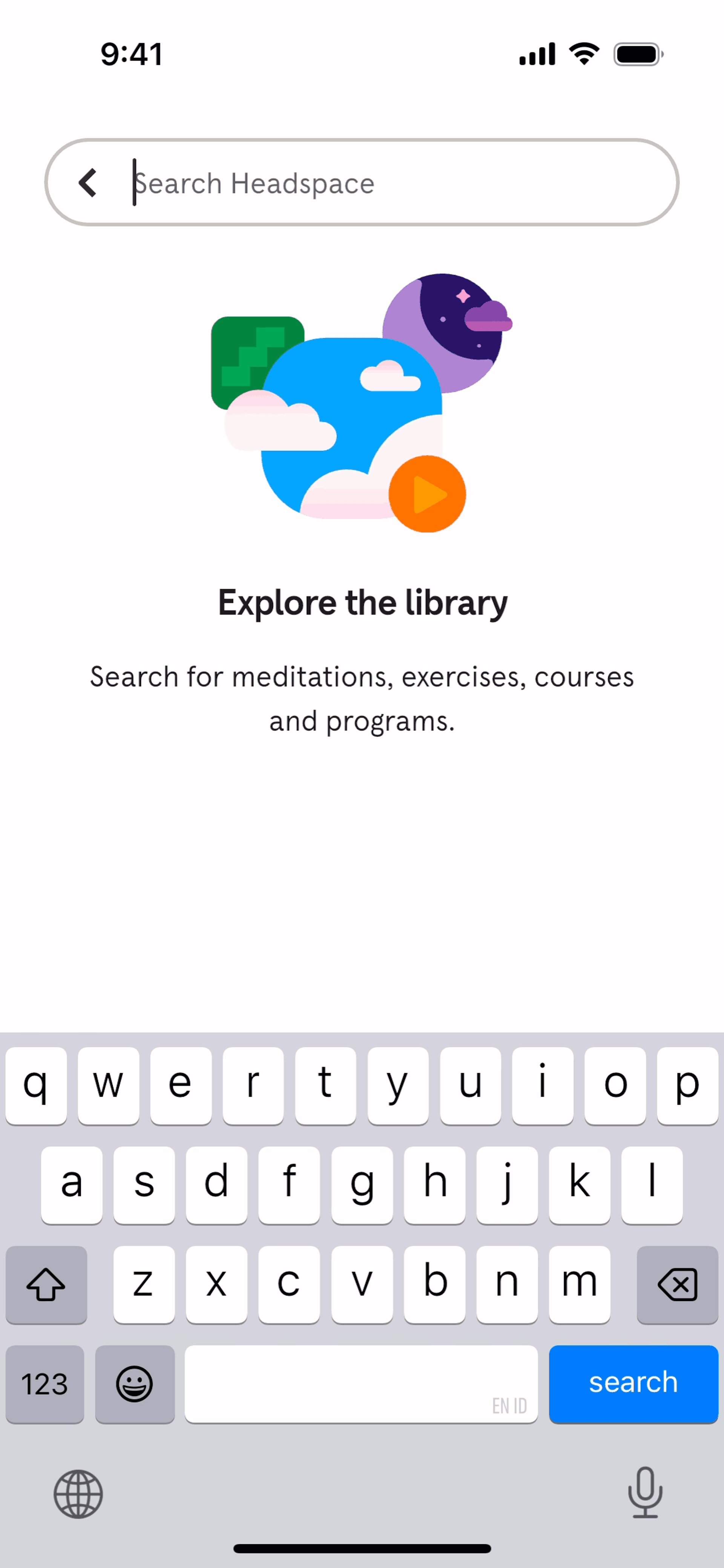 Headspace iOS UI screenshot 17