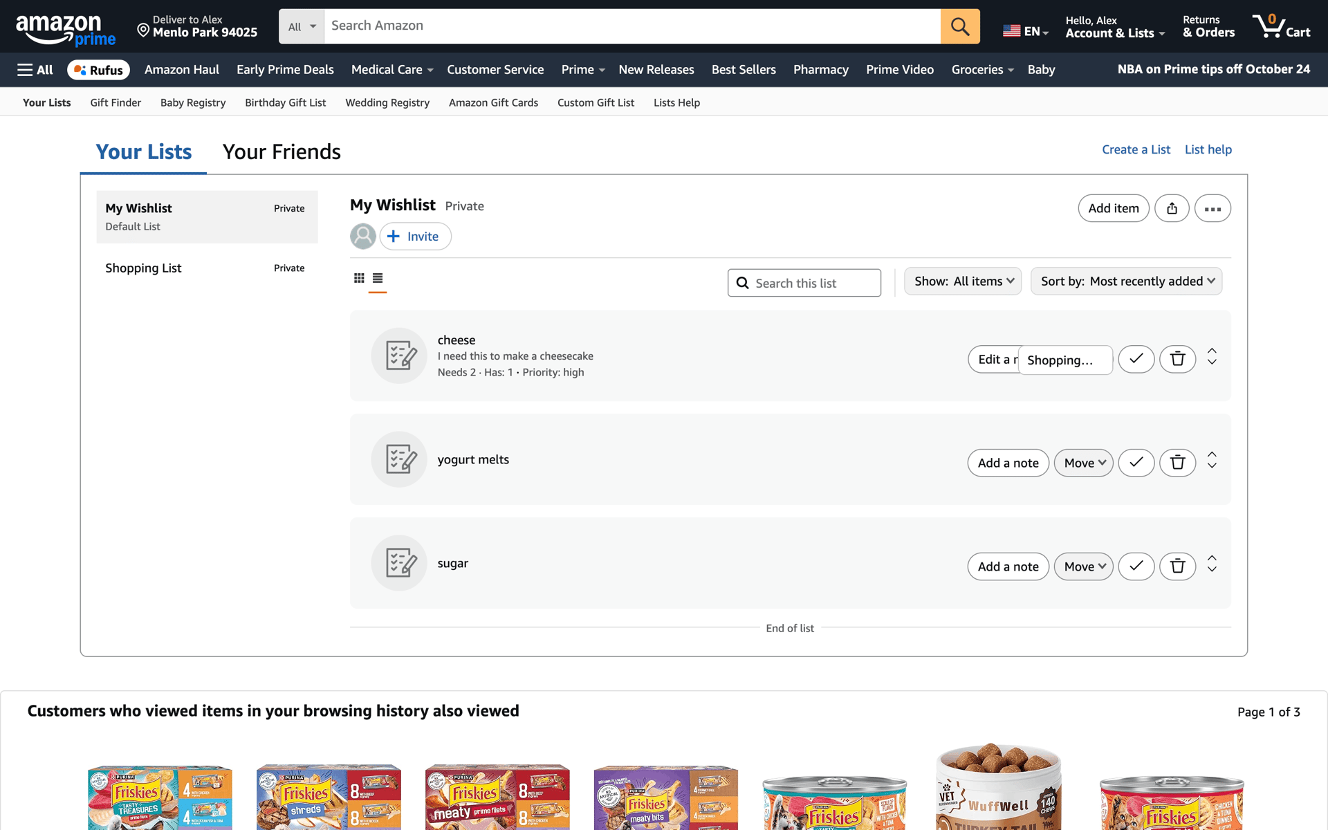 Amazon Web UI screenshot 18