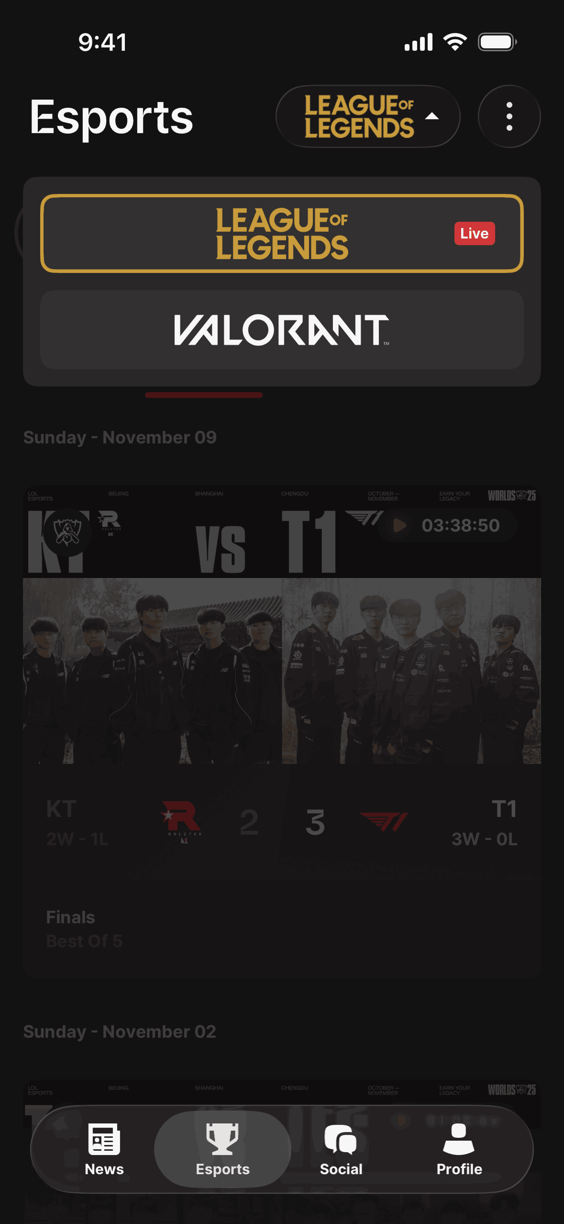 Riot Mobile iOS UI screenshot 6