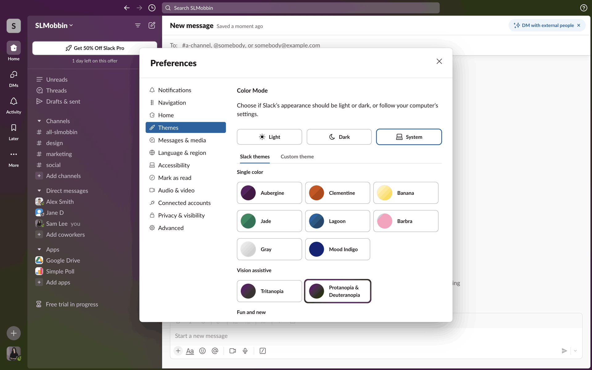 Slack Web UI screenshot 24