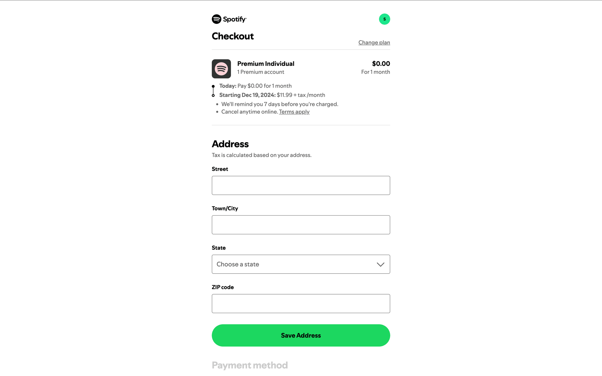 Spotify Web UI screenshot 19