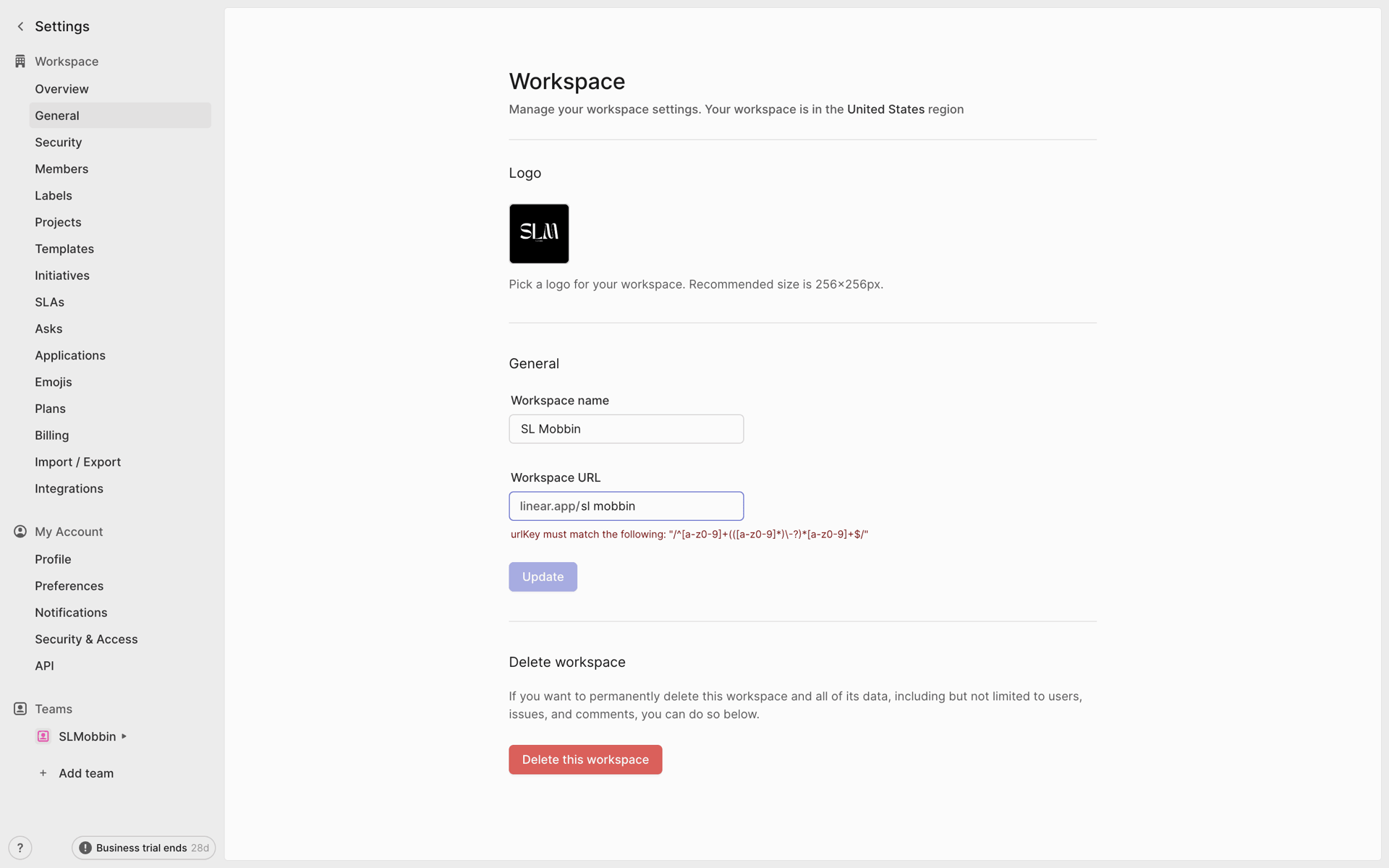 Linear Web UI screenshot 7