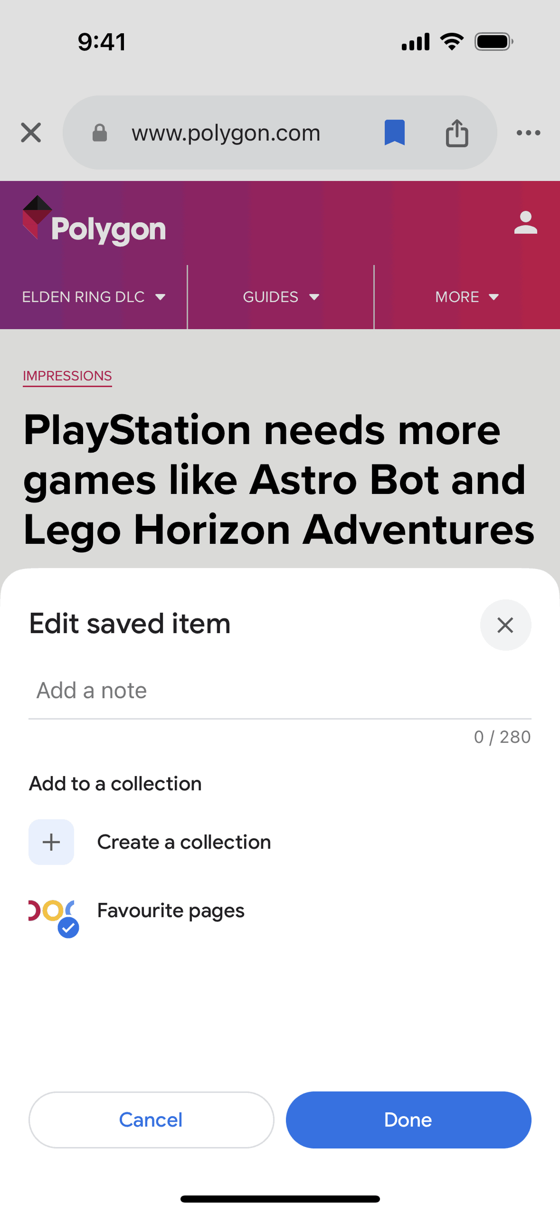 Google iOS UI screenshot 8