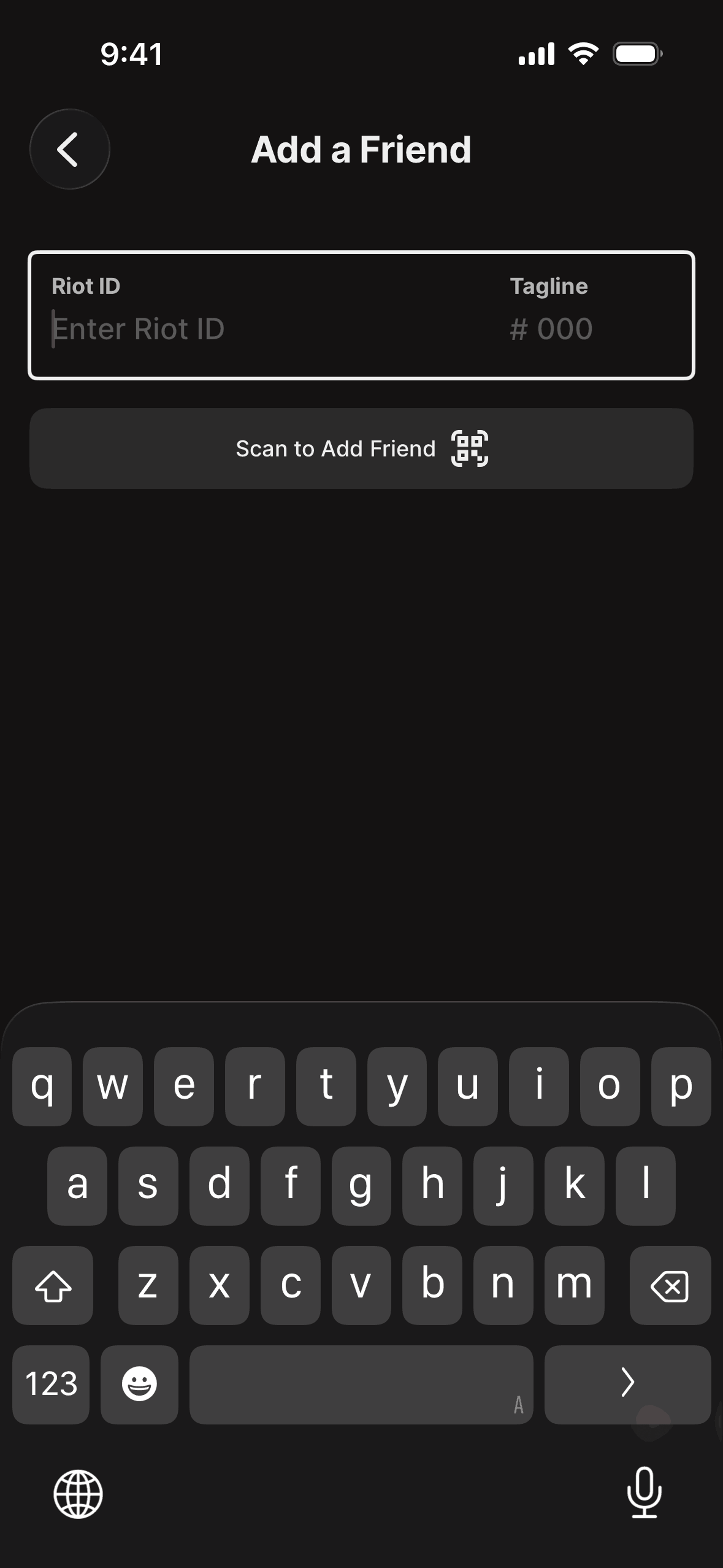 Riot Mobile iOS UI screenshot 24