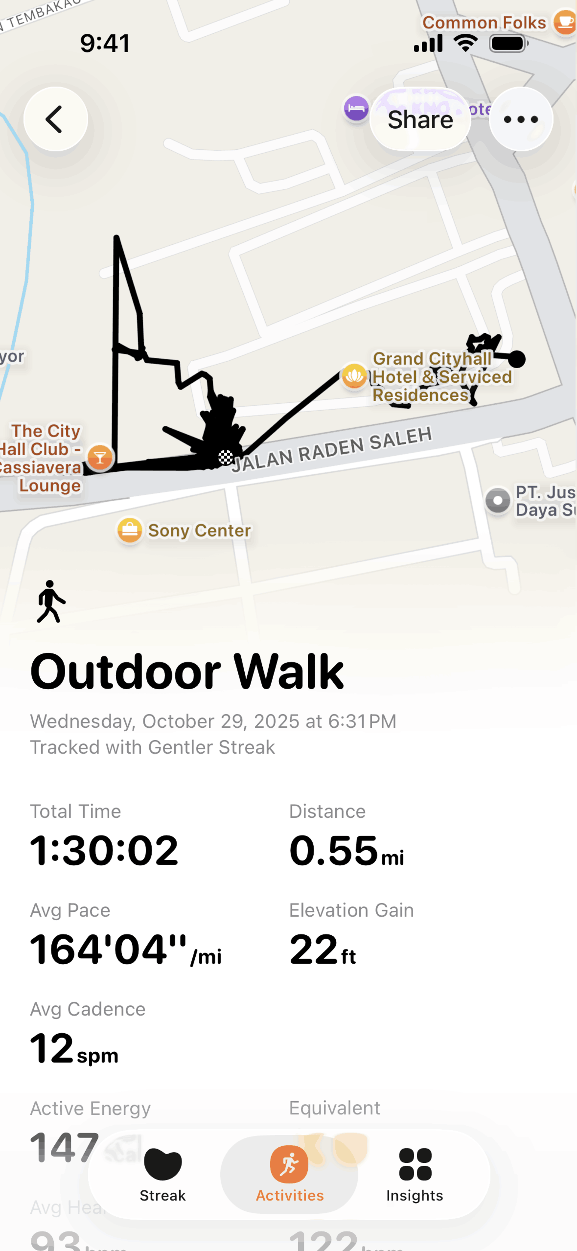 Gentler Streak iOS UI screenshot 14