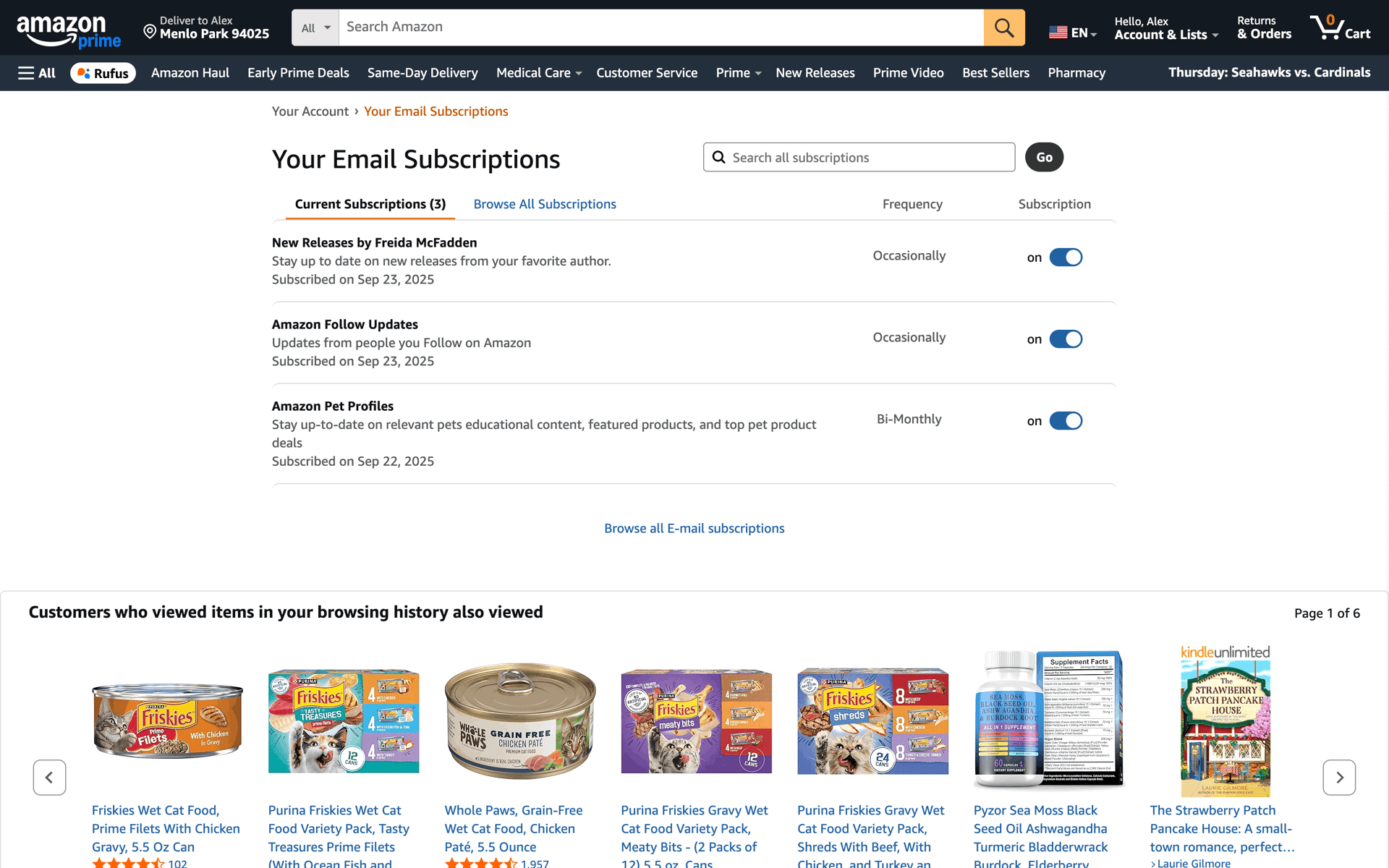 Amazon Web UI screenshot 14