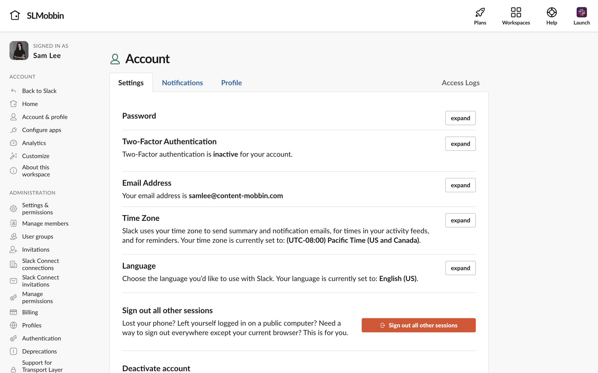 Slack Web UI screenshot 18