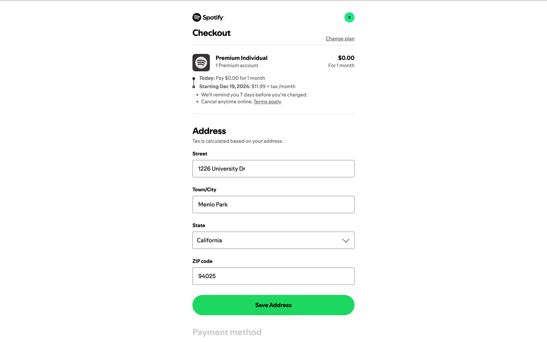 Spotify Web UI screenshot 20