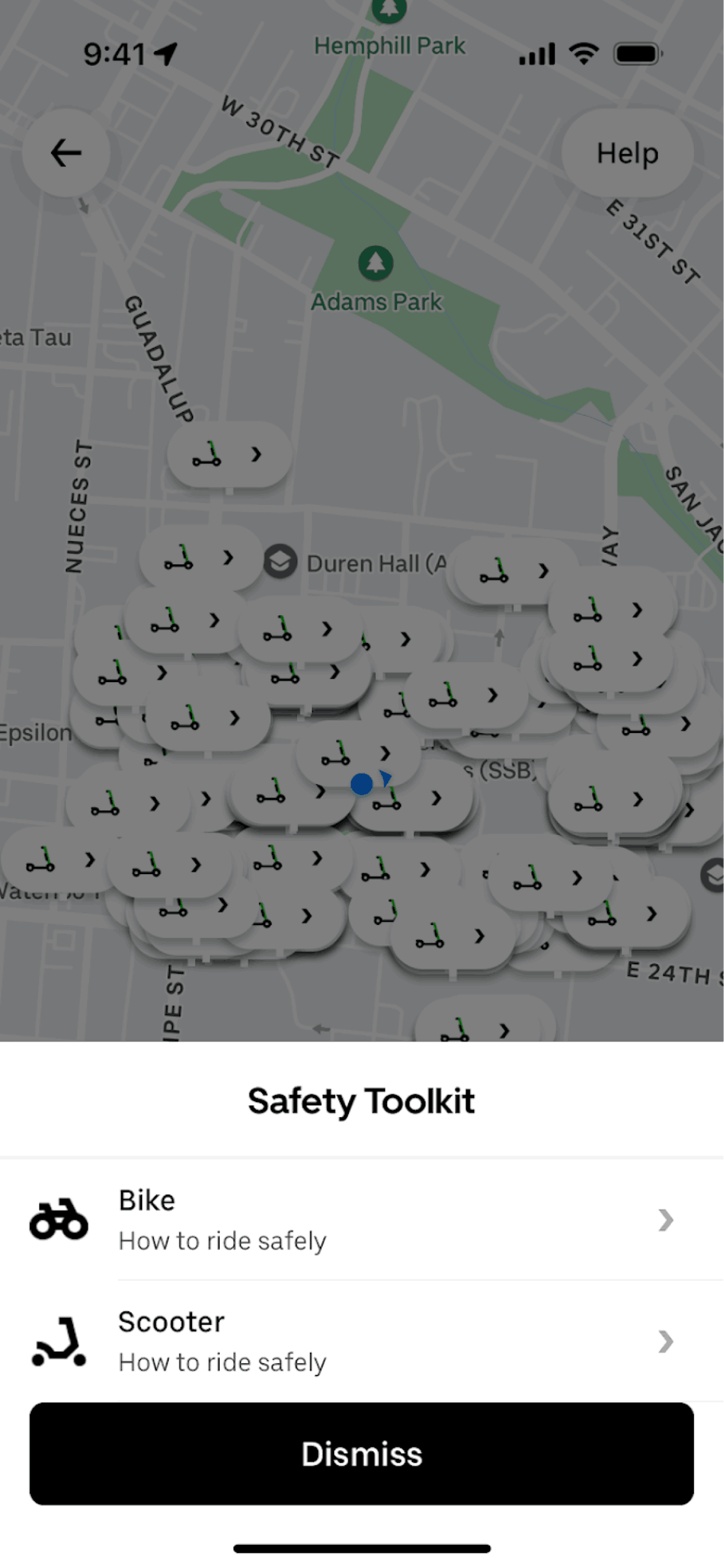 Uber iOS UI screenshot 10