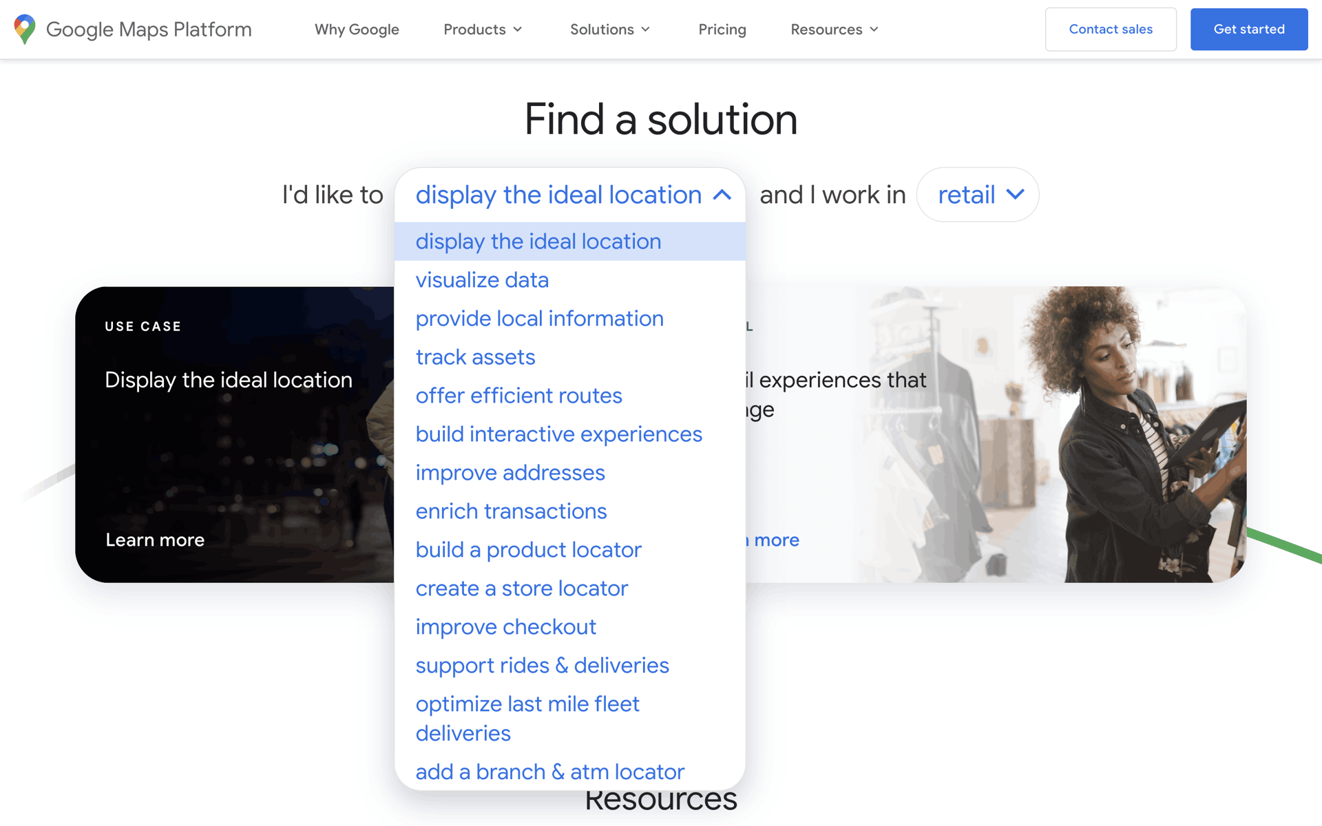Google Maps Web UI screenshot 21