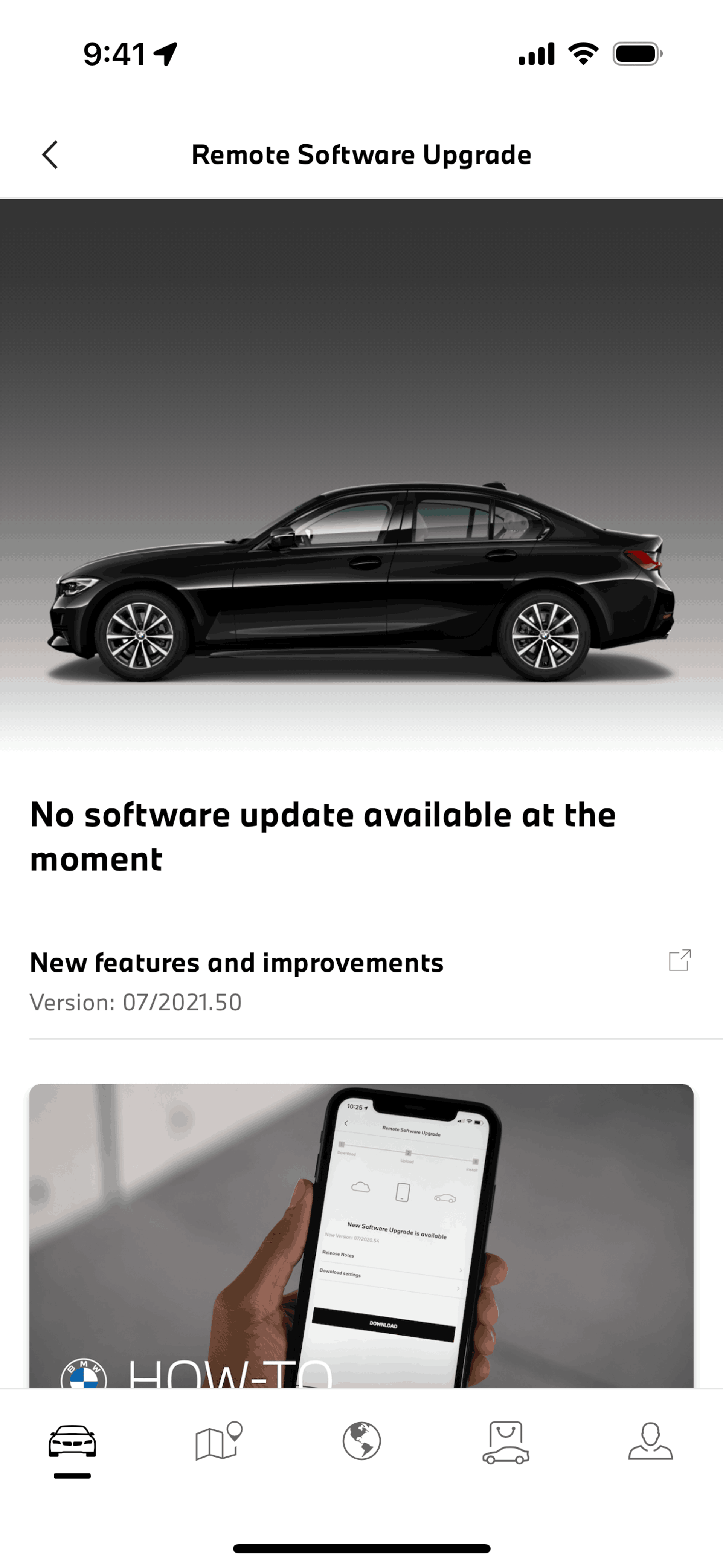 My BMW iOS UI screenshot 22