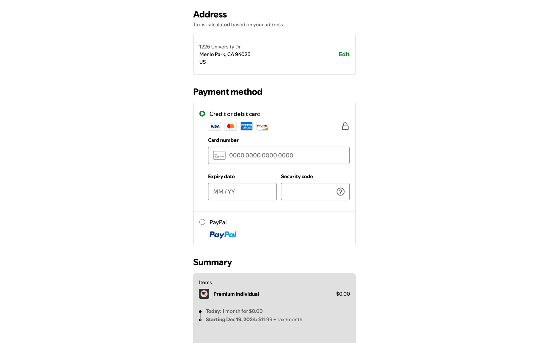 Spotify Web UI screenshot 22