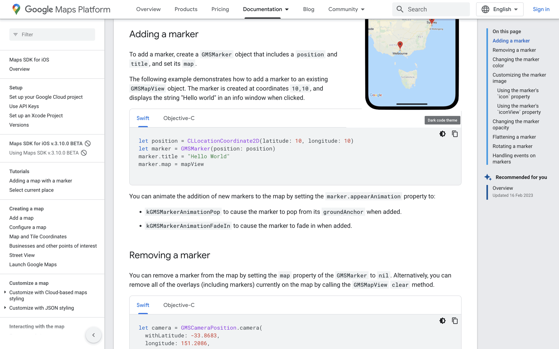 Google Maps Web UI screenshot 14