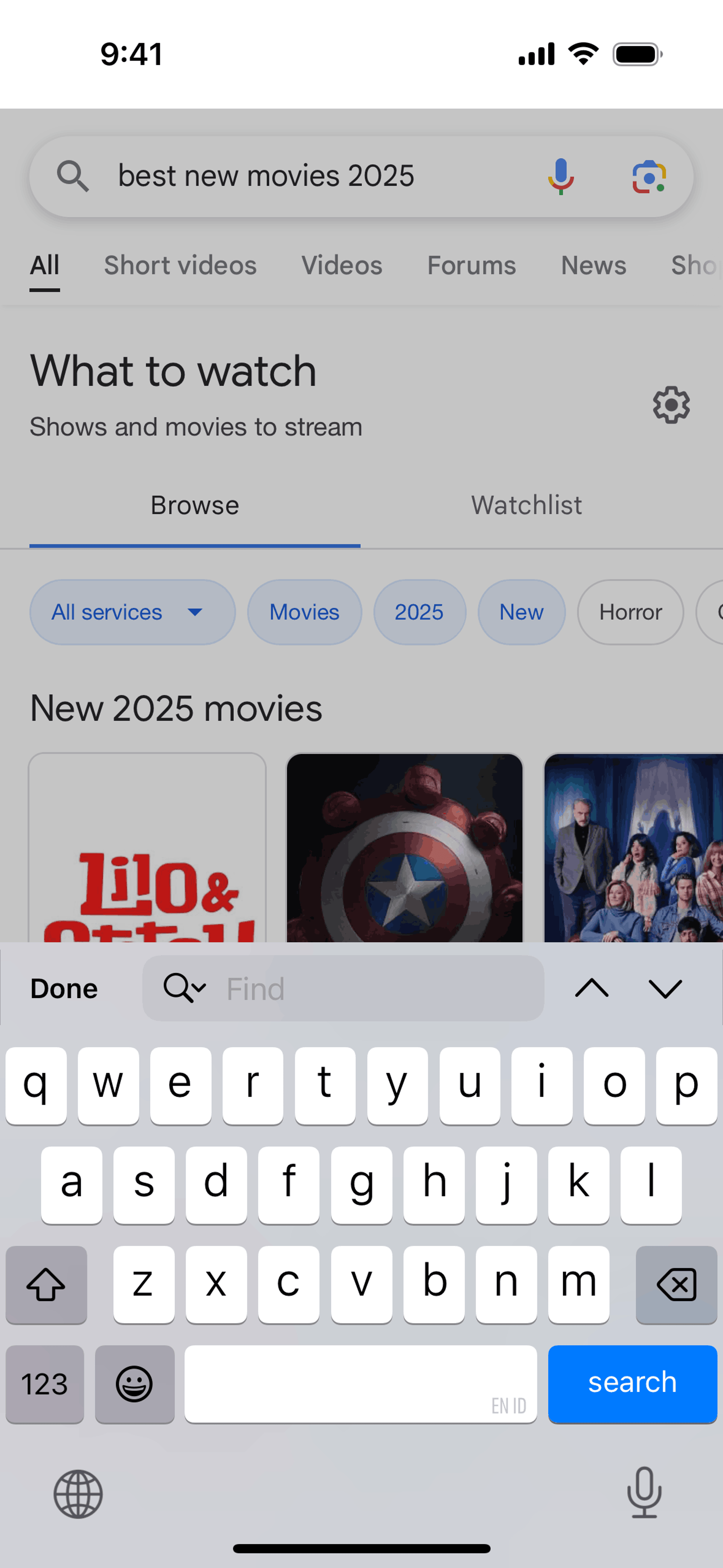 Arc Search iOS UI screenshot 6