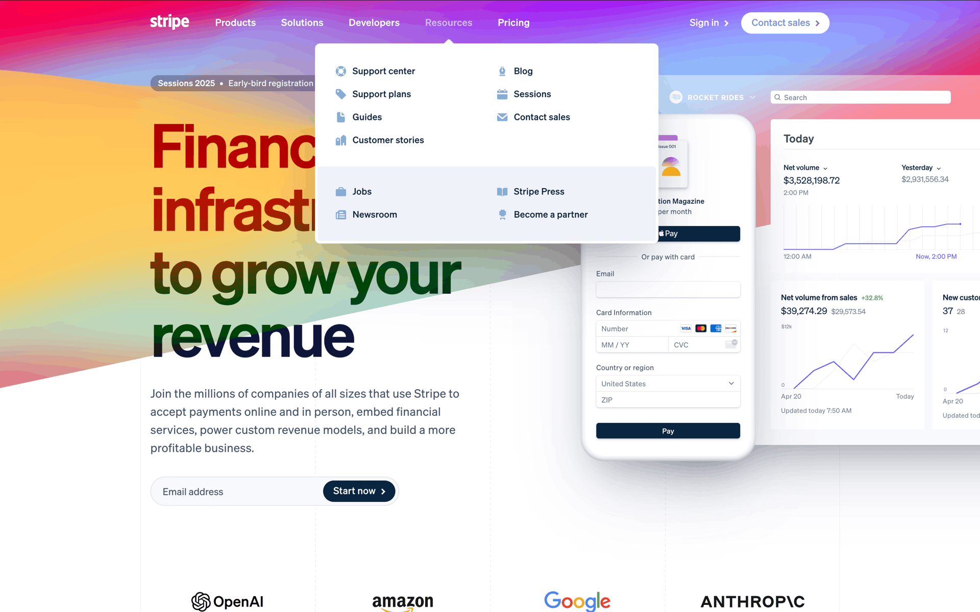 Stripe Web UI screenshot 14