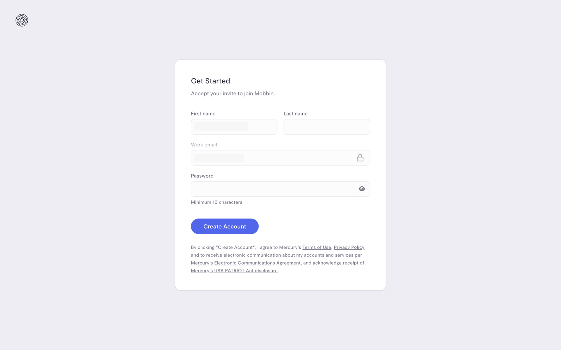 Mercury Web UI screenshot 3