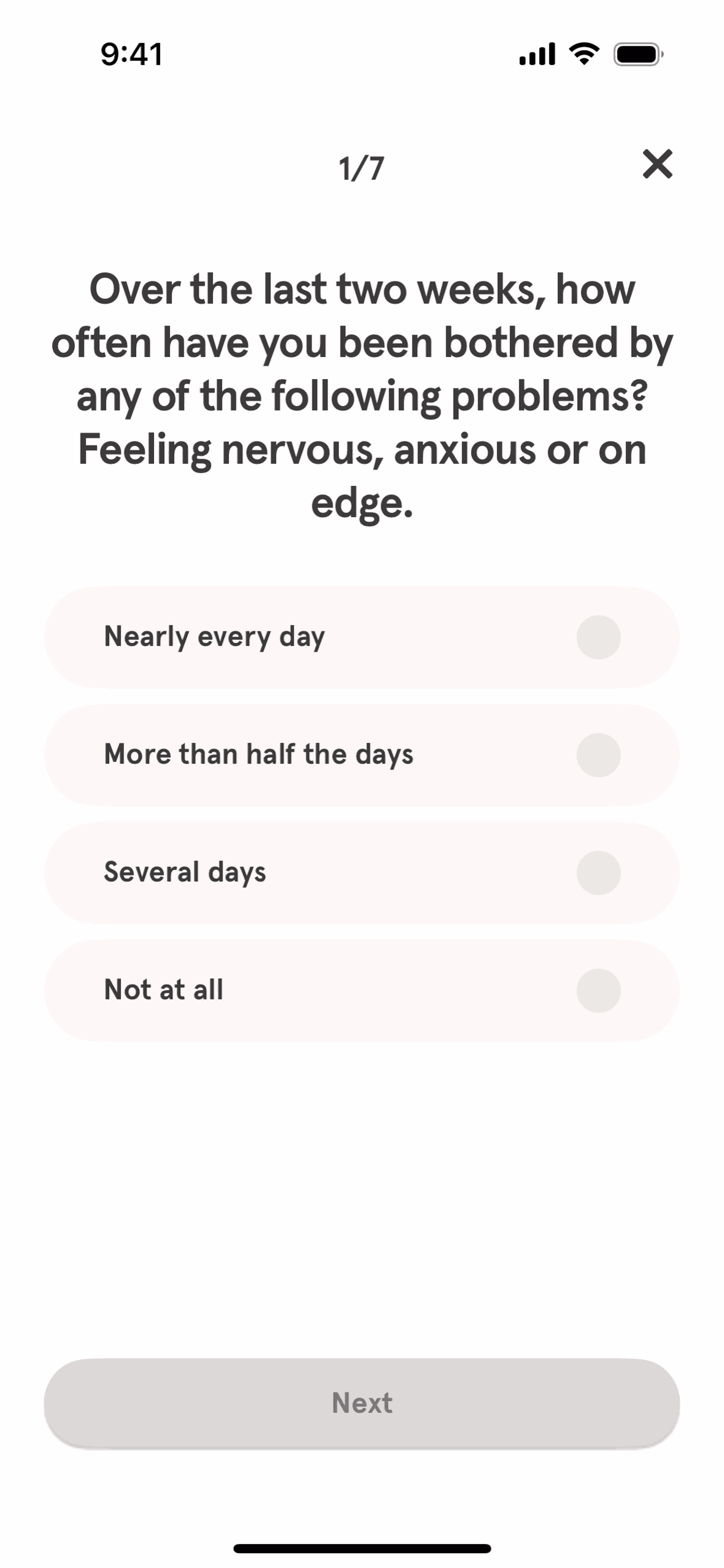 Headspace iOS UI screenshot 23