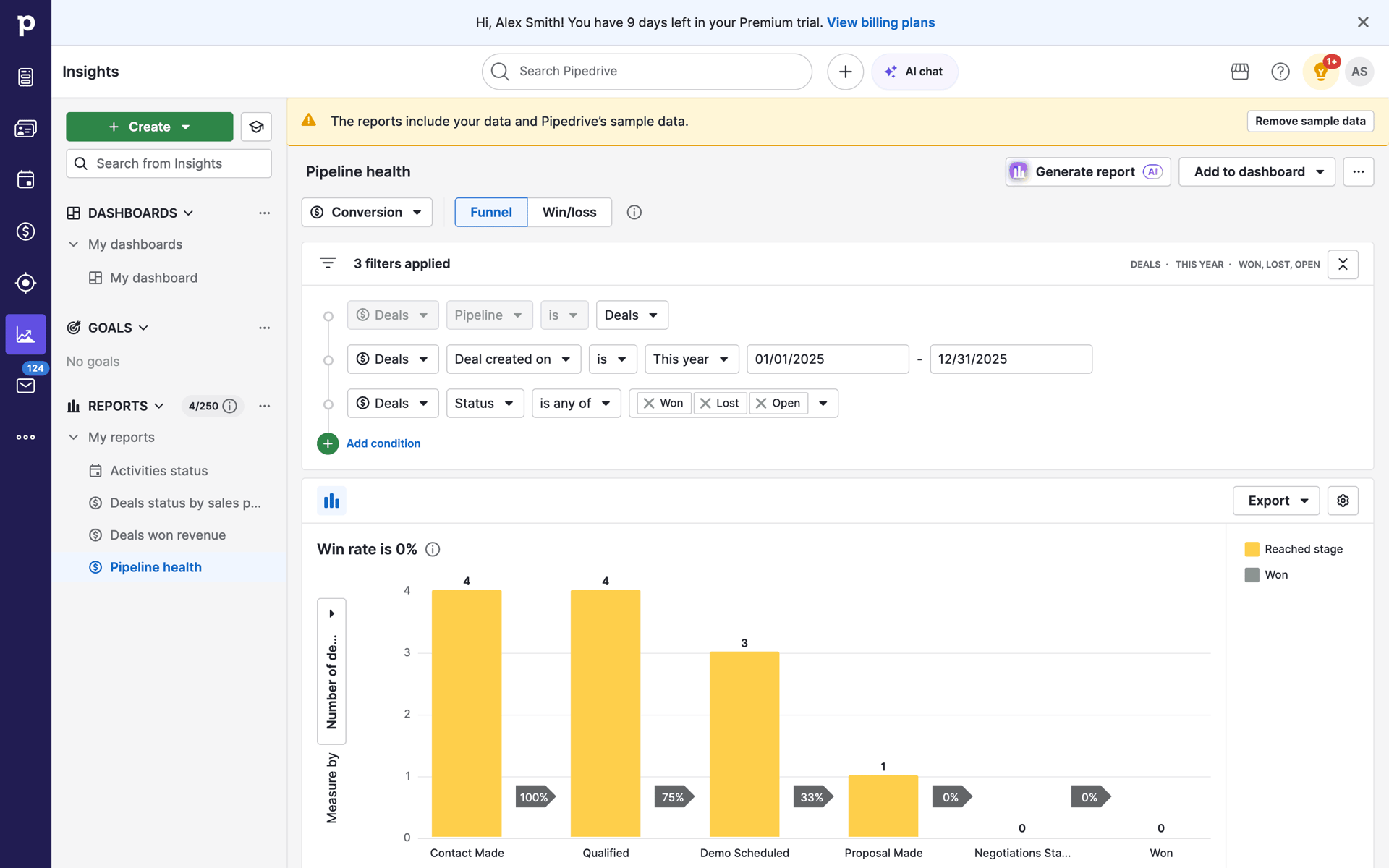 Pipedrive Web UI screenshot 9