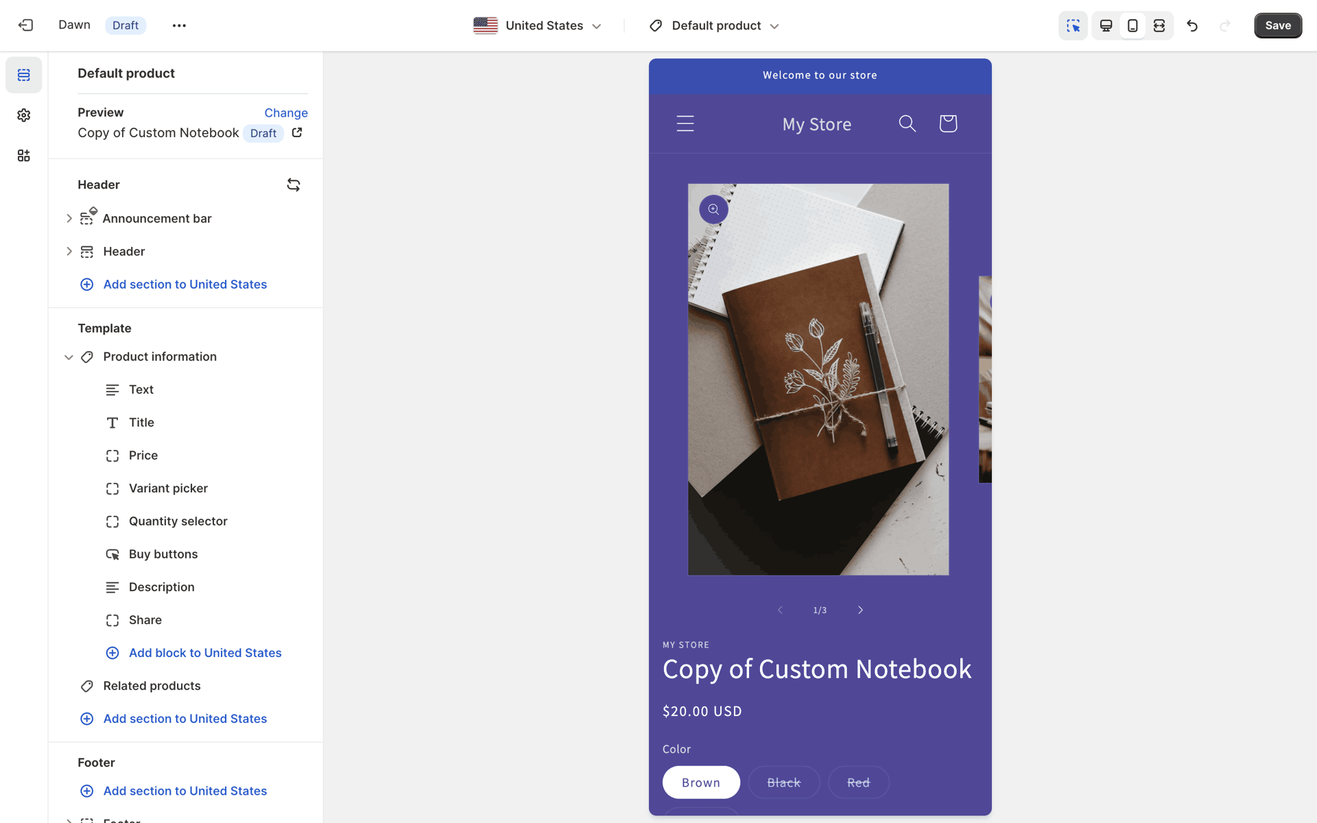 Shopify Web UI screenshot 14
