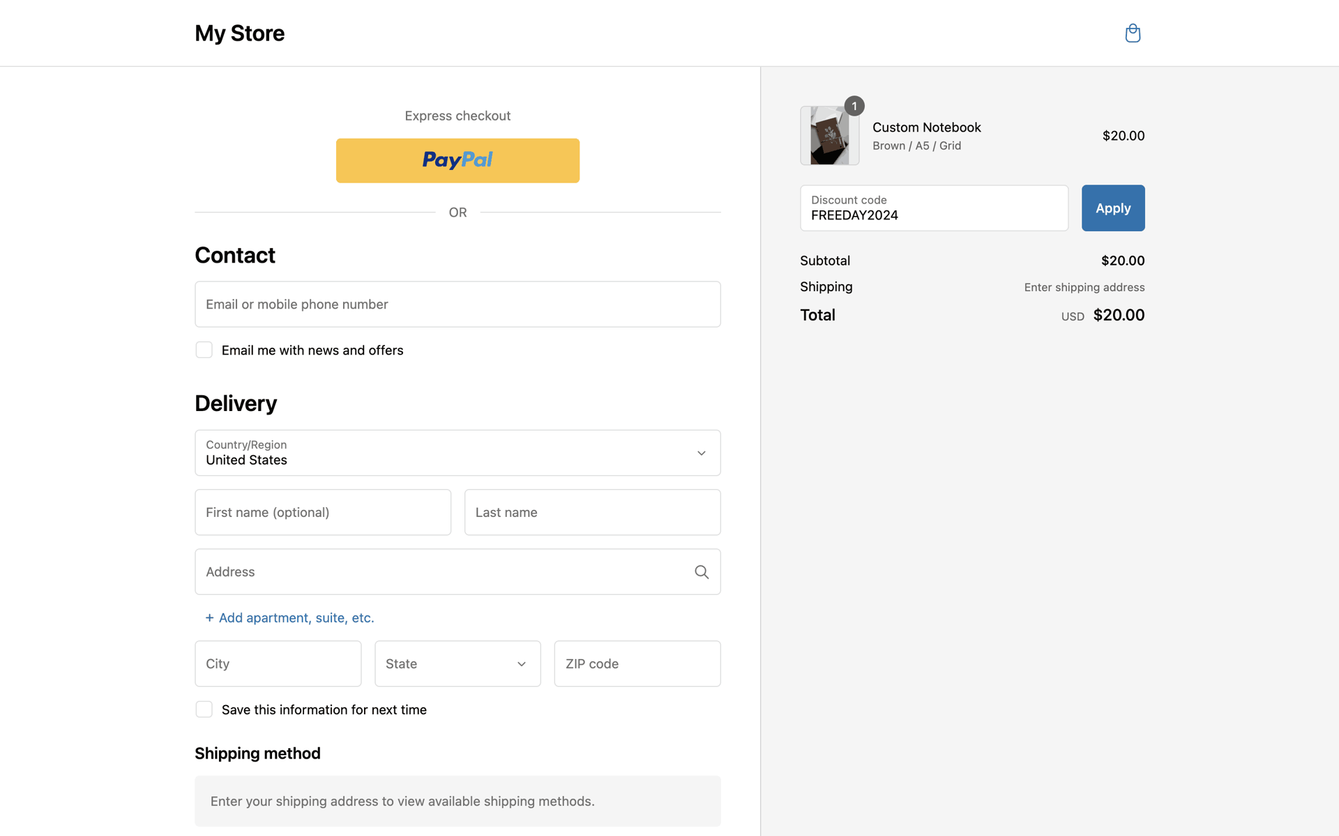 Shopify Web UI screenshot 20