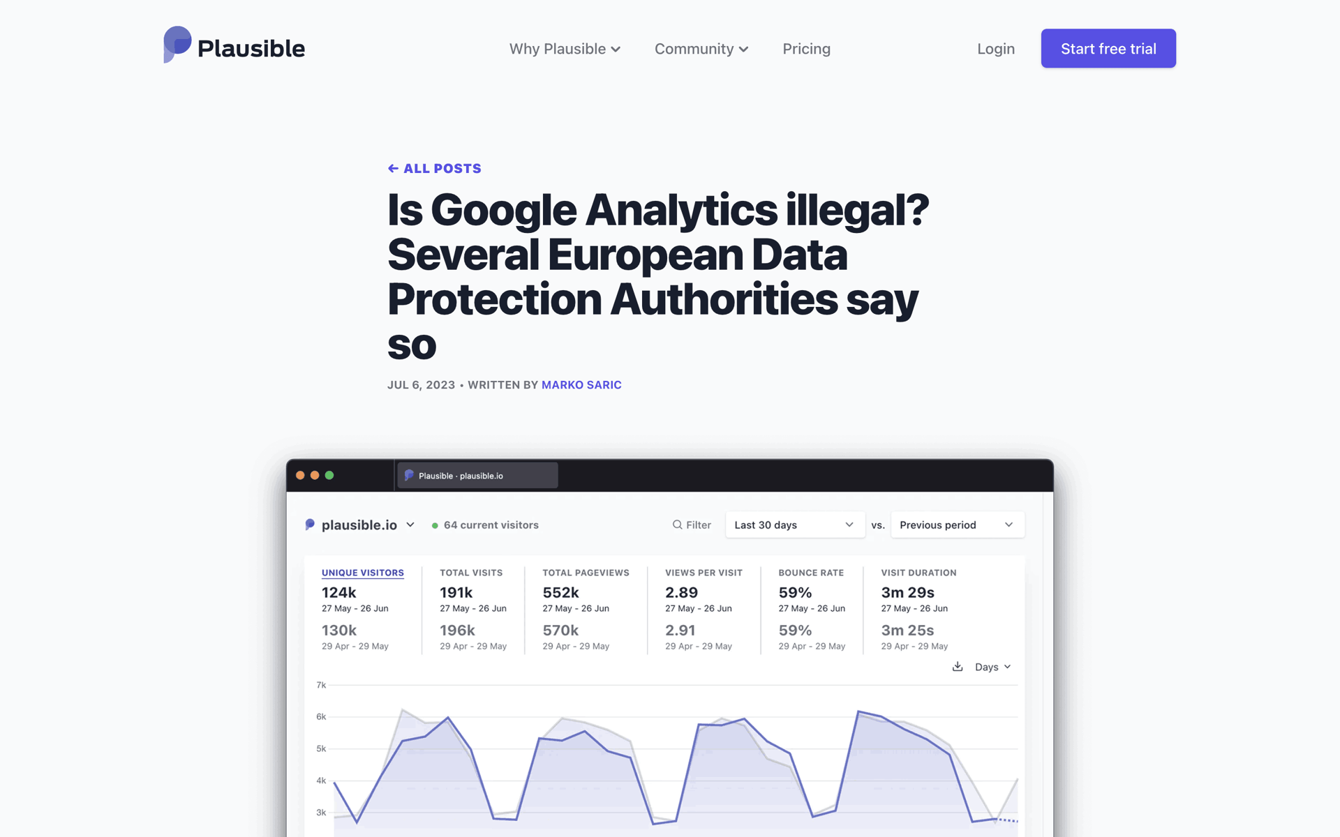 Plausible Analytics Web UI screenshot 21