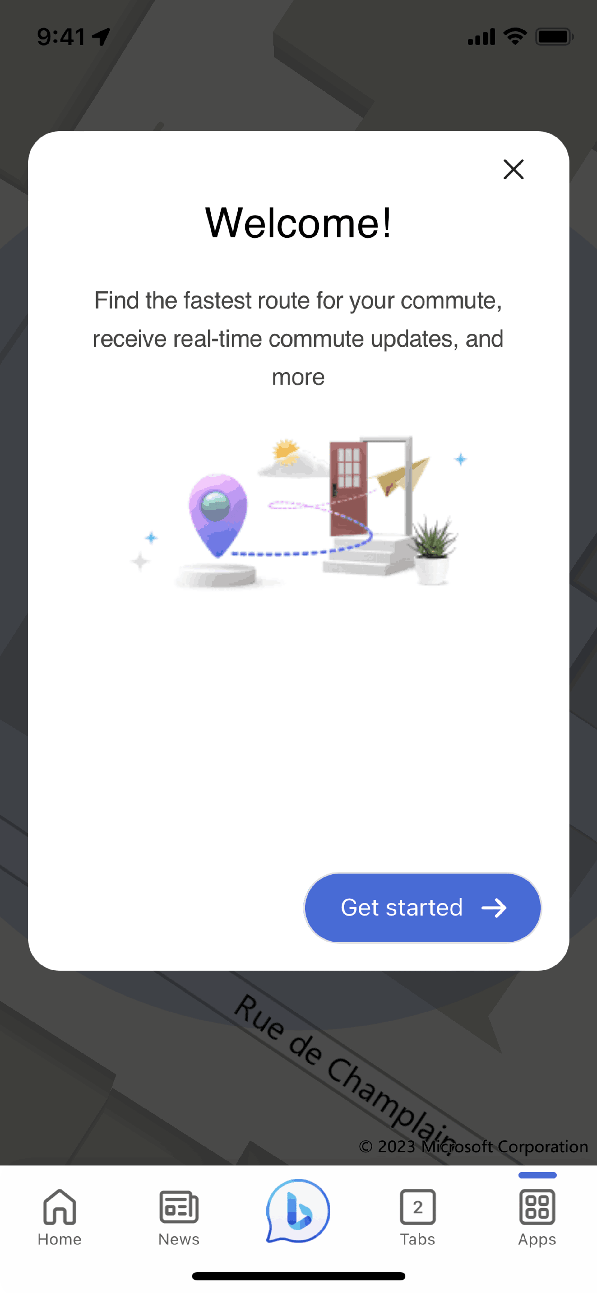 Bing iOS UI screenshot 5