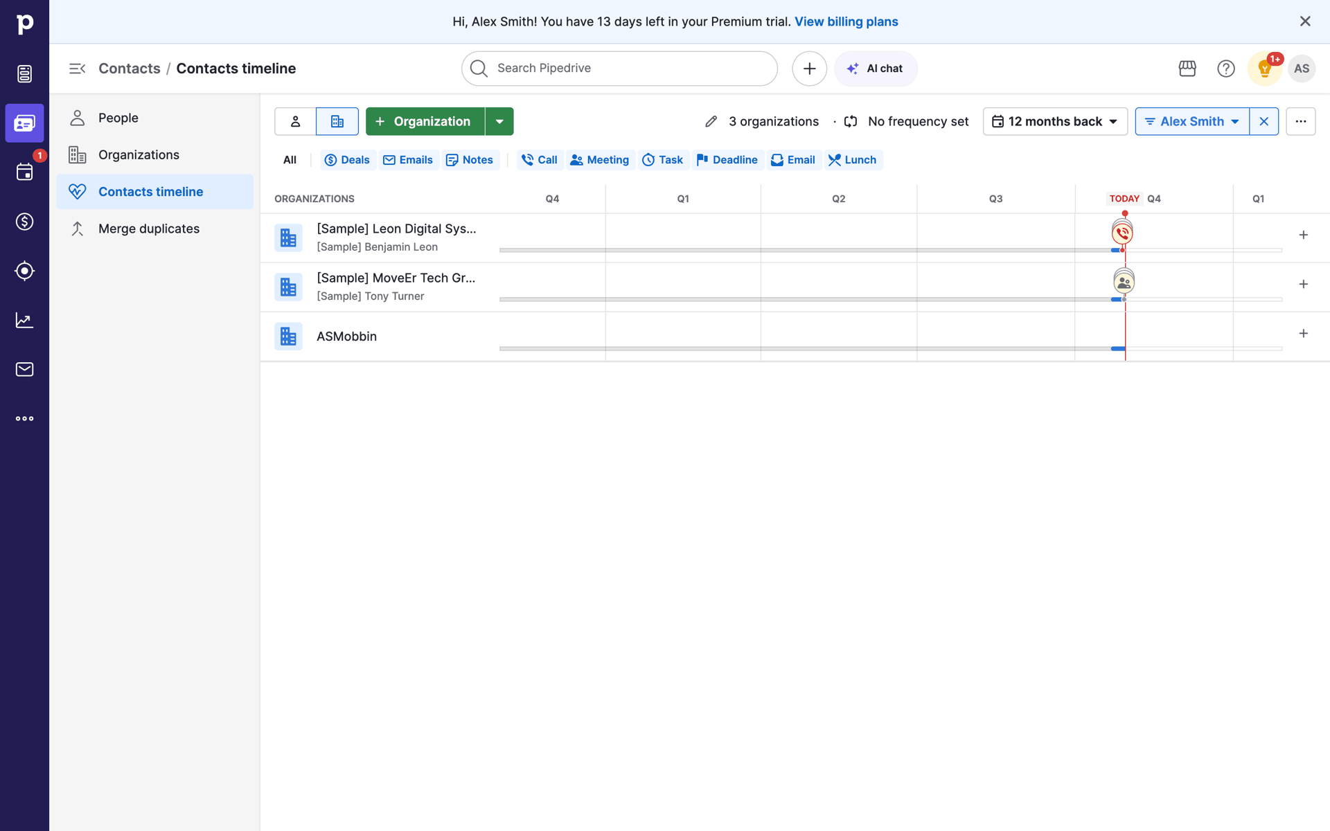 Pipedrive Web UI screenshot 19