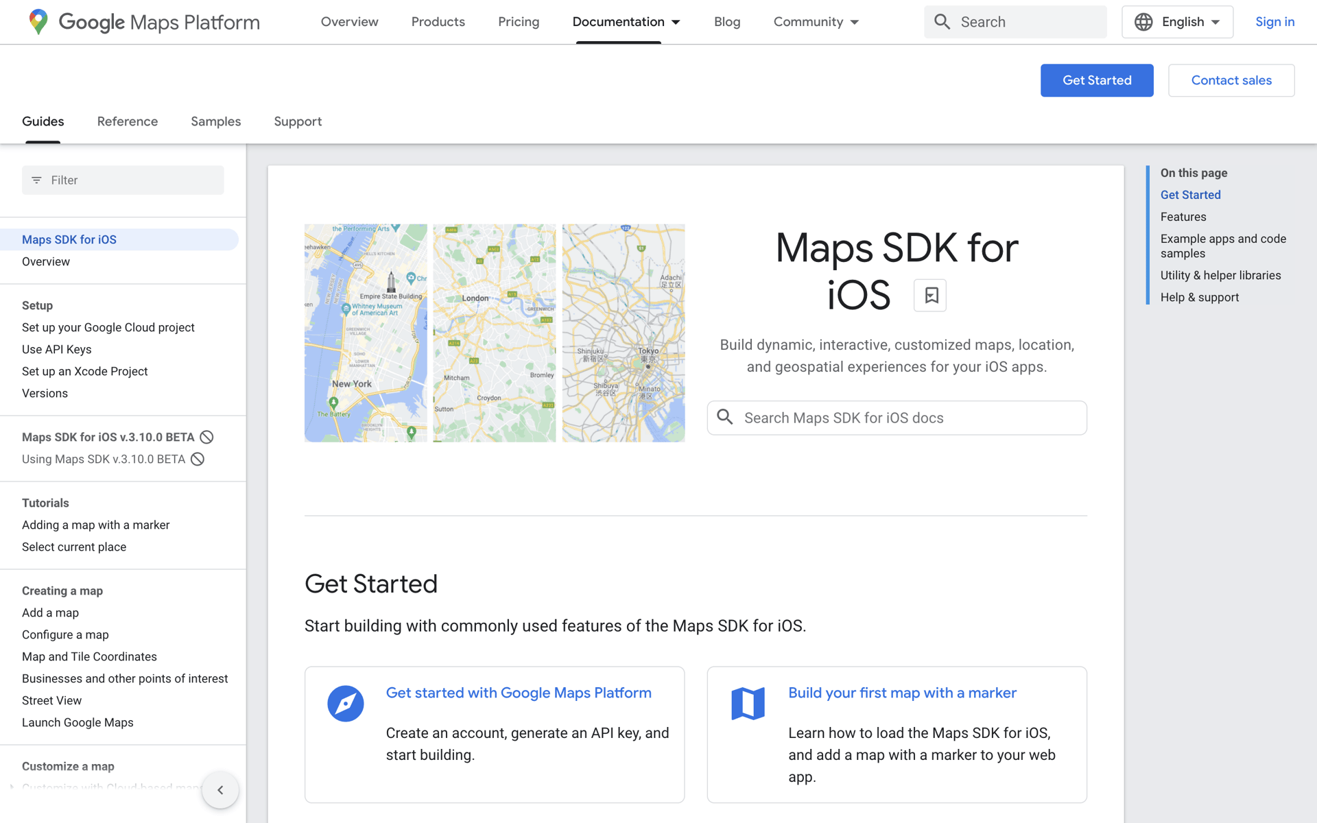 Google Maps Web UI screenshot 17