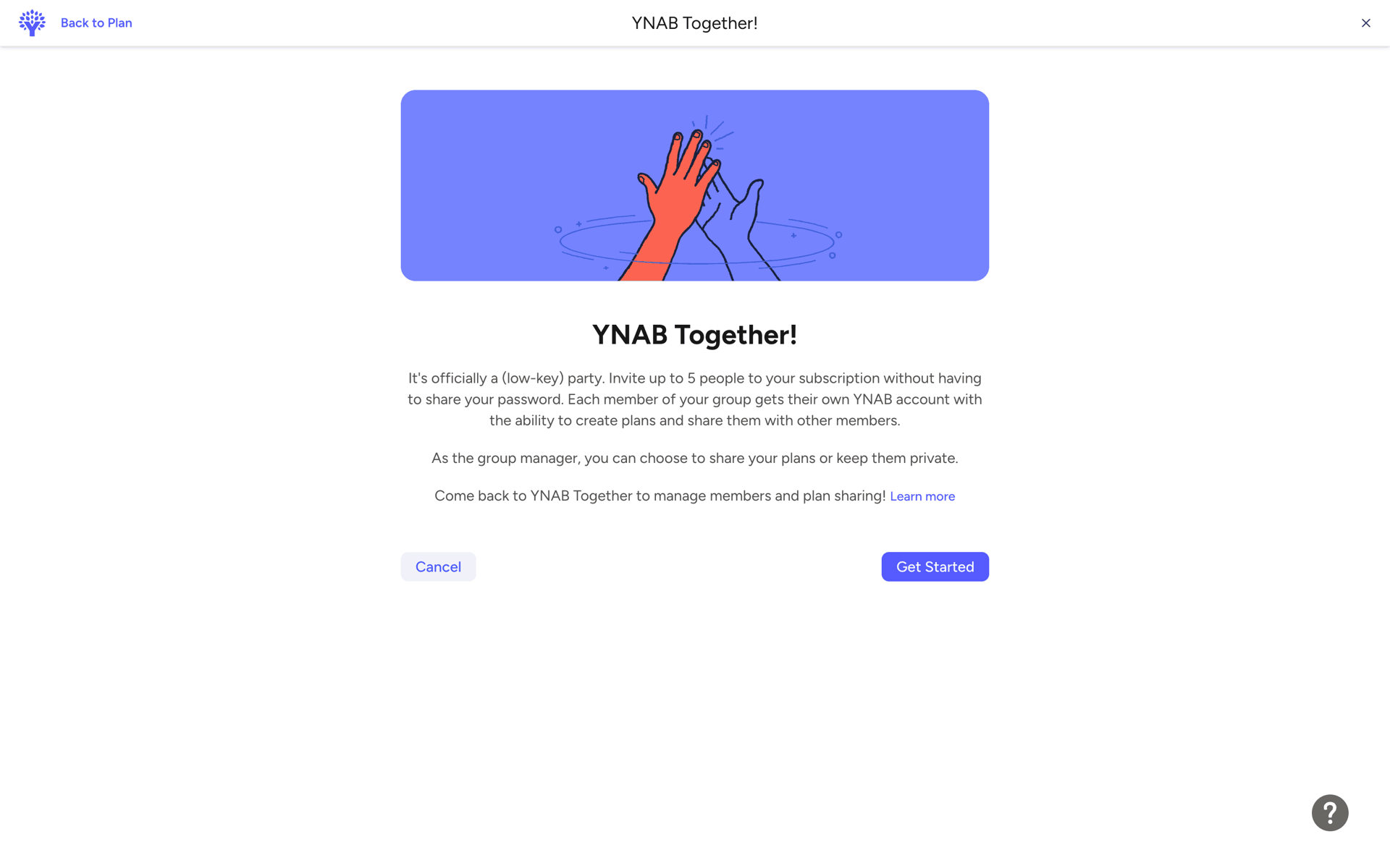 YNAB Web UI screenshot 16