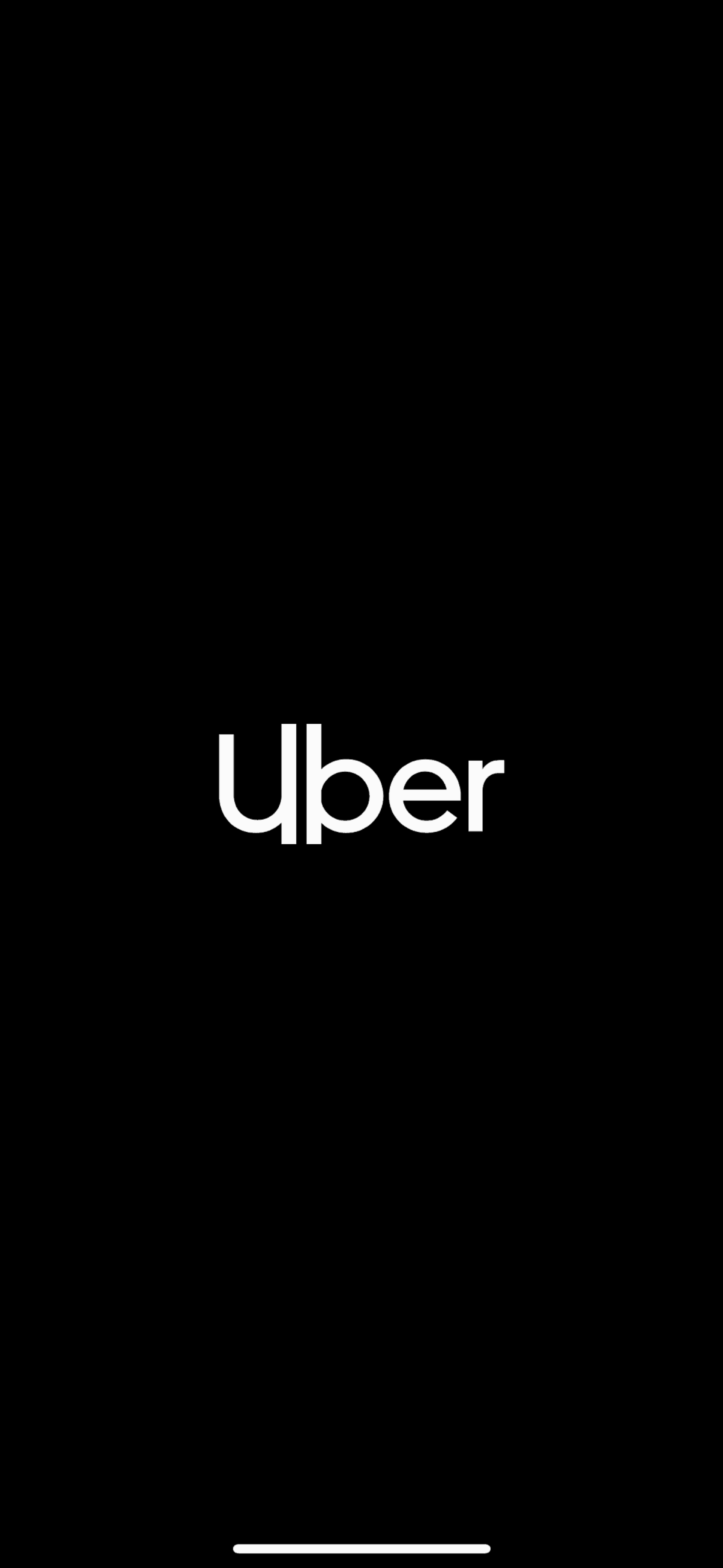 Uber iOS UI screenshot 2