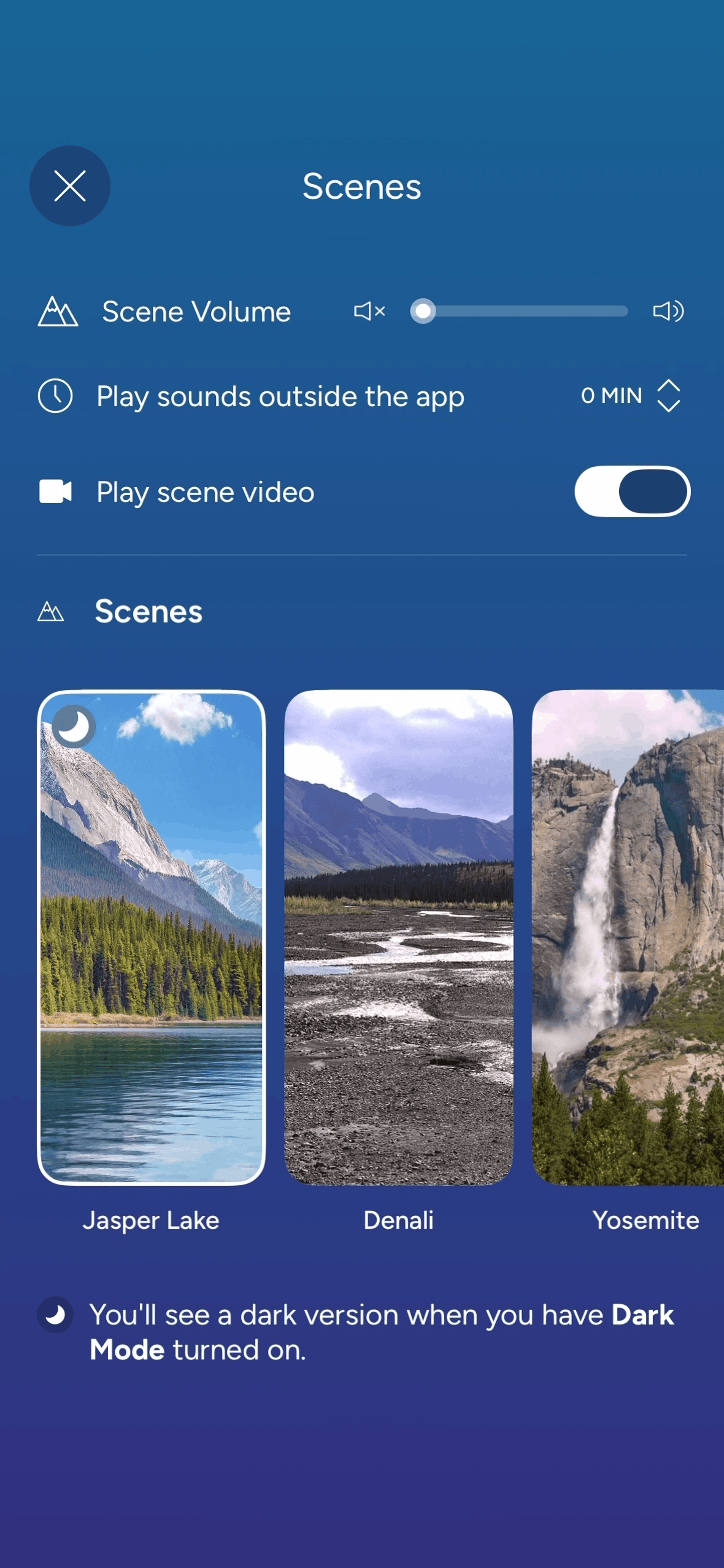 Calm iOS UI screenshot 6