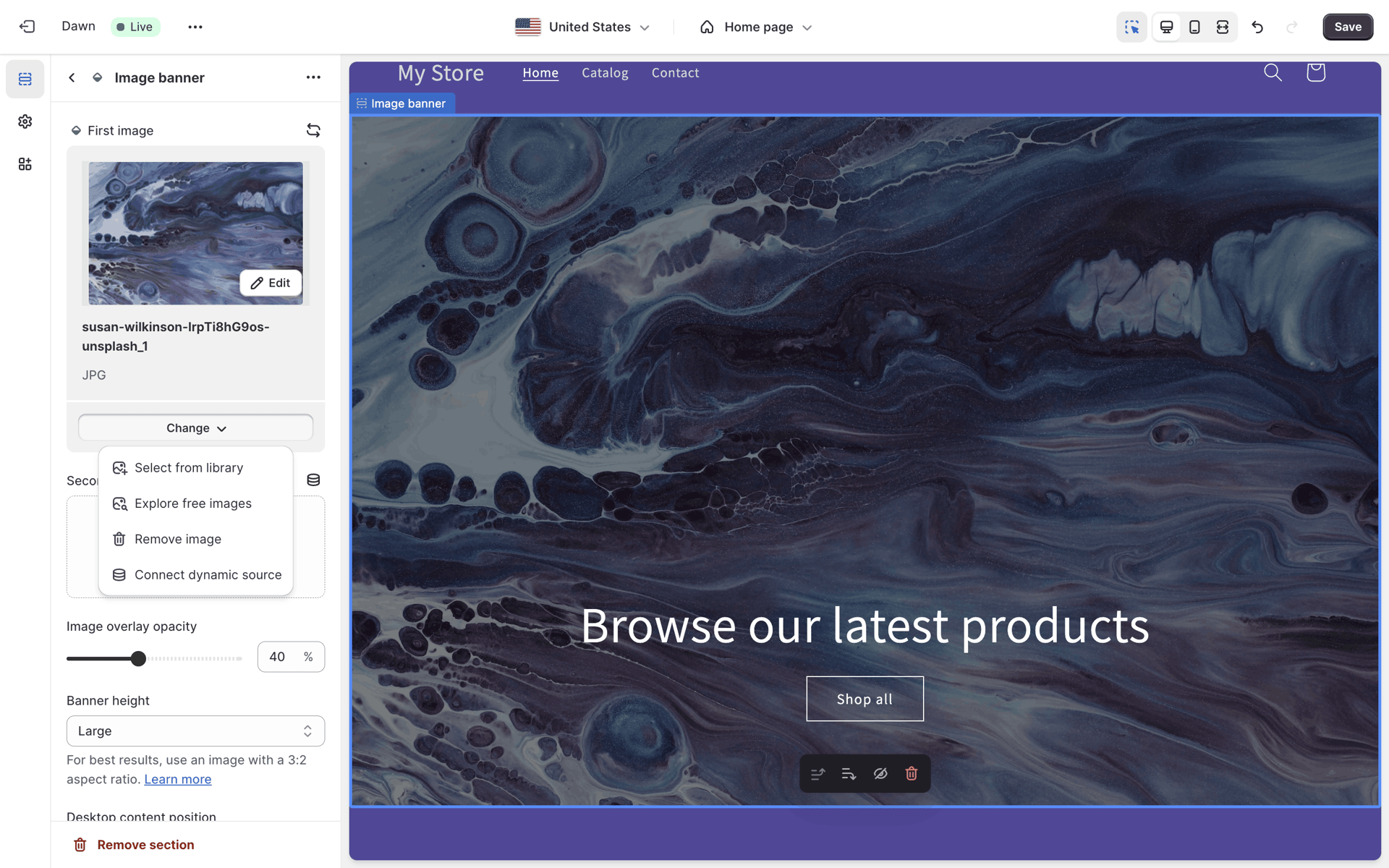 Shopify Web UI screenshot 11